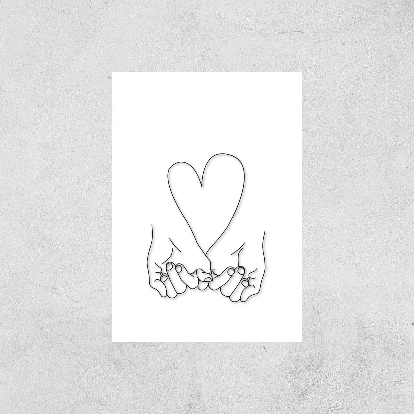 Pink Promise His + His Giclee Art Print - A4 - Print Only