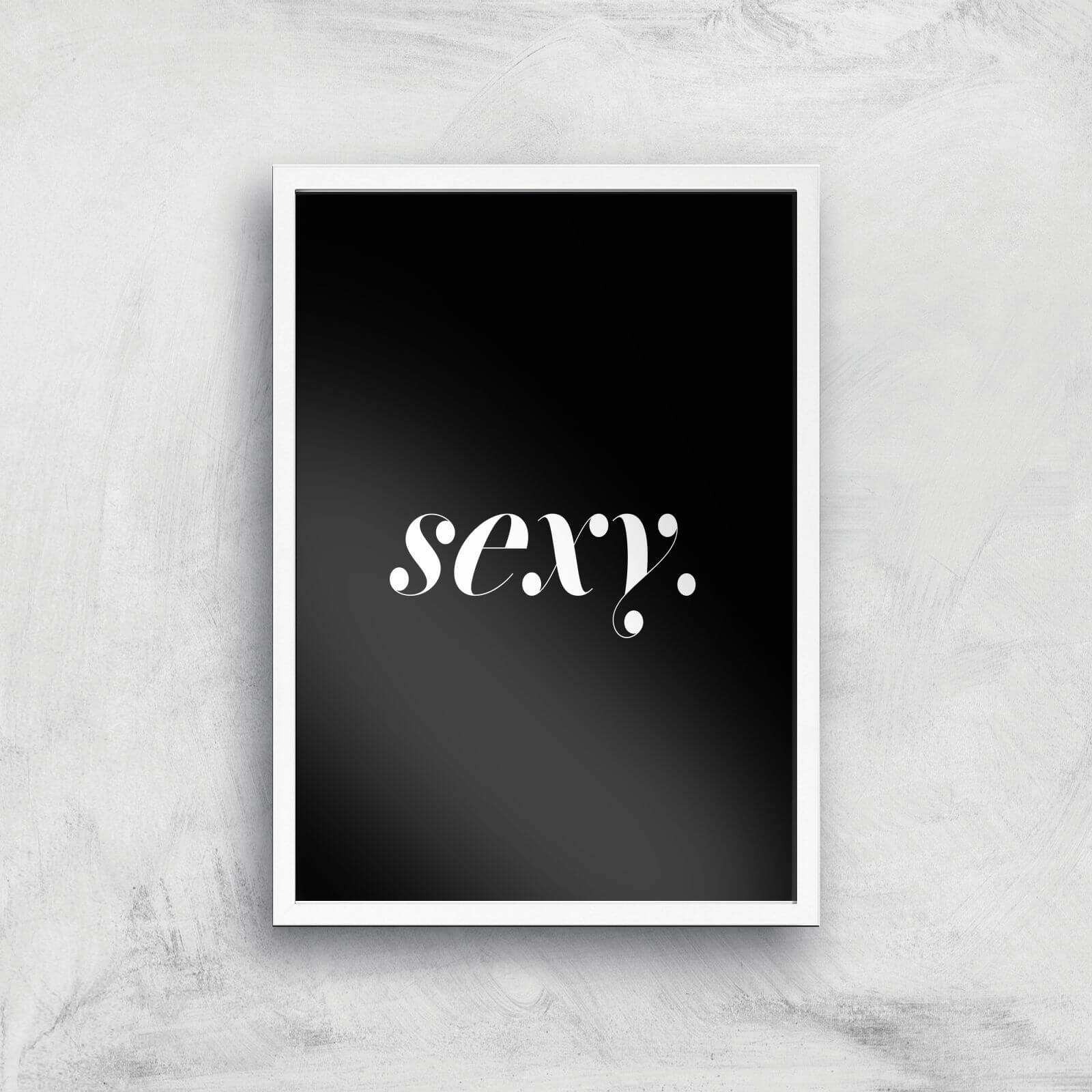 Dark Sexy Giclee Art Print - A2 - White Frame