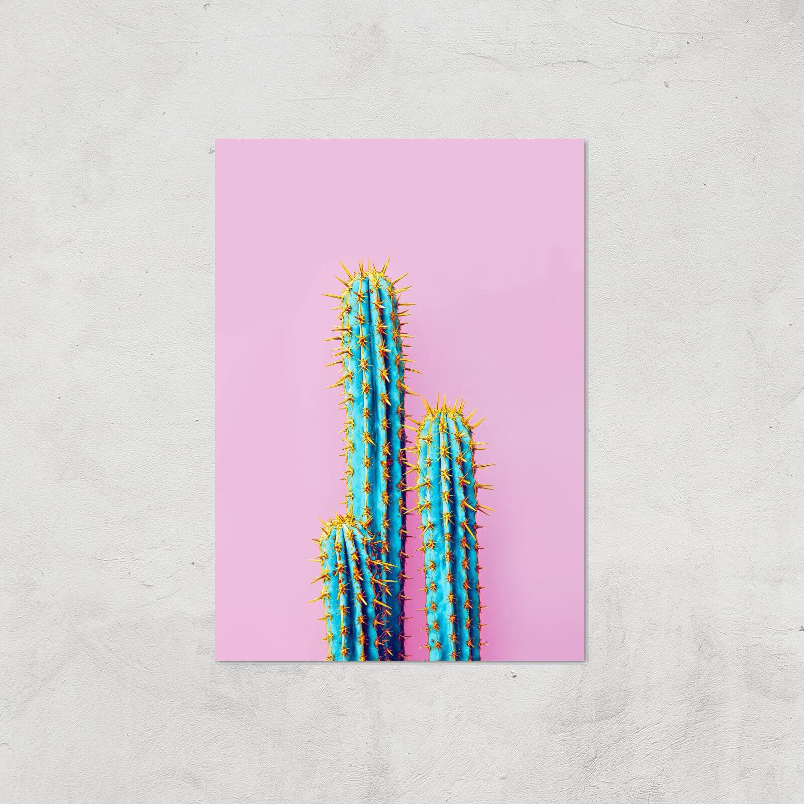 Flouro Cactus Giclee Art Print - A3 - Print Only