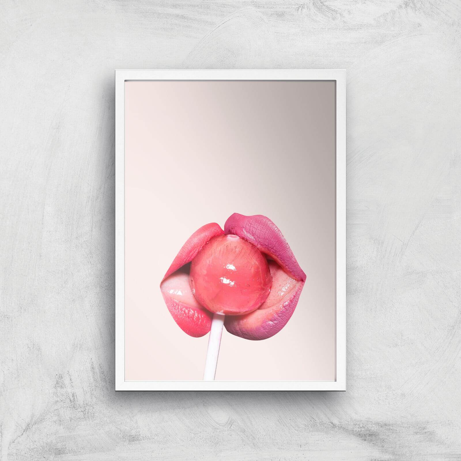 Lollipop Giclee Art Print - A3 - White Frame