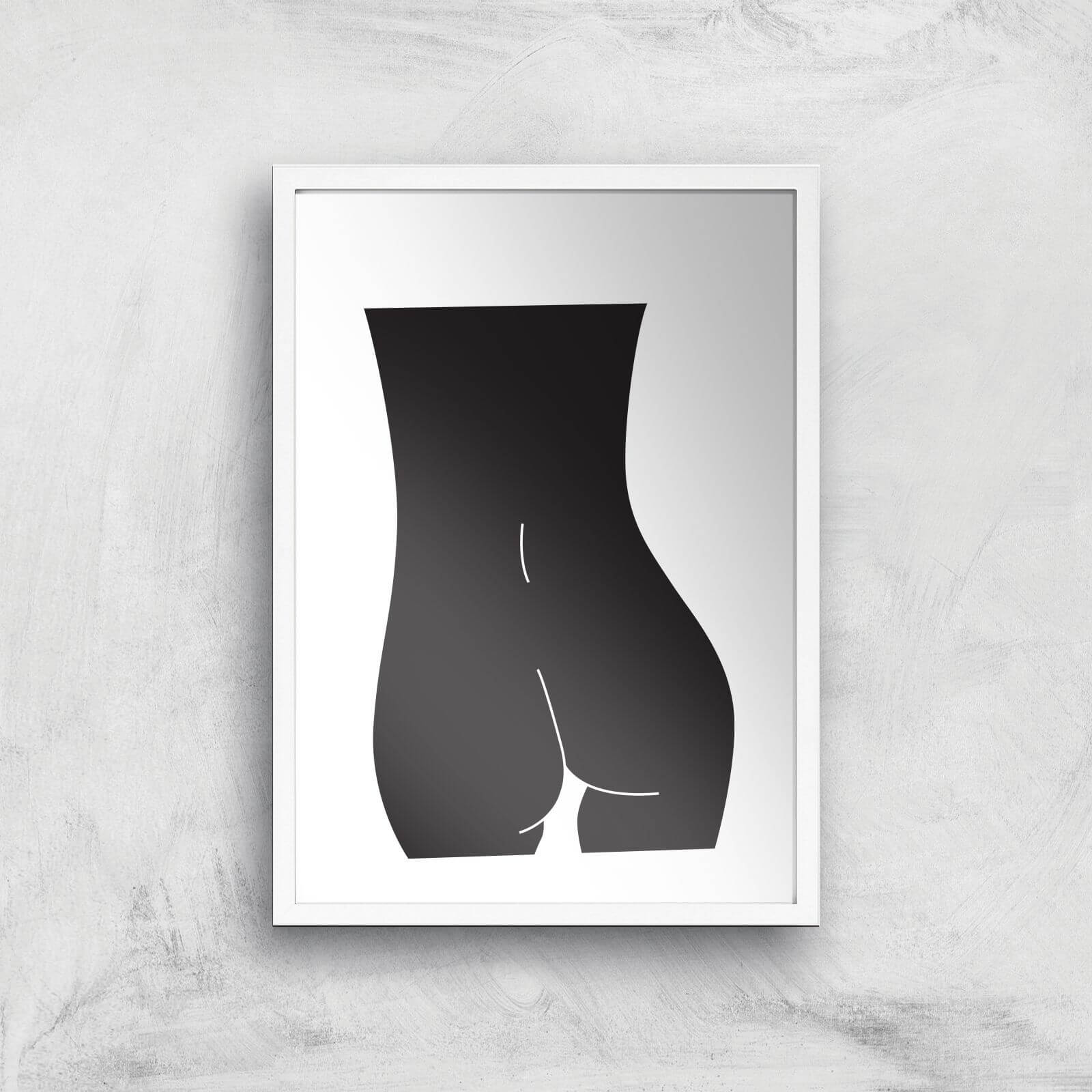 Dark Derriere Giclee Art Print - A3 - White Frame