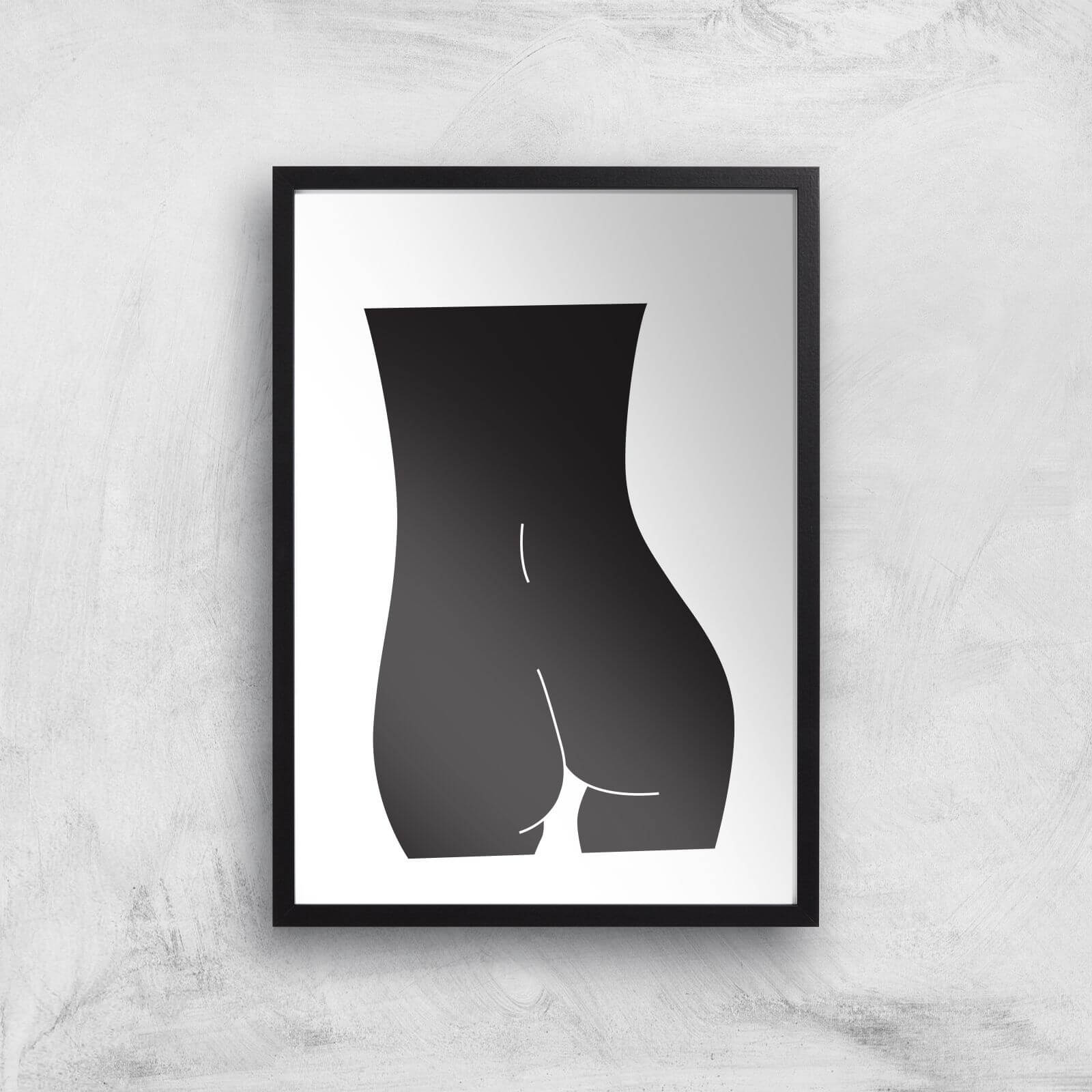 Dark Derriere Giclee Art Print - A3 - Black Frame