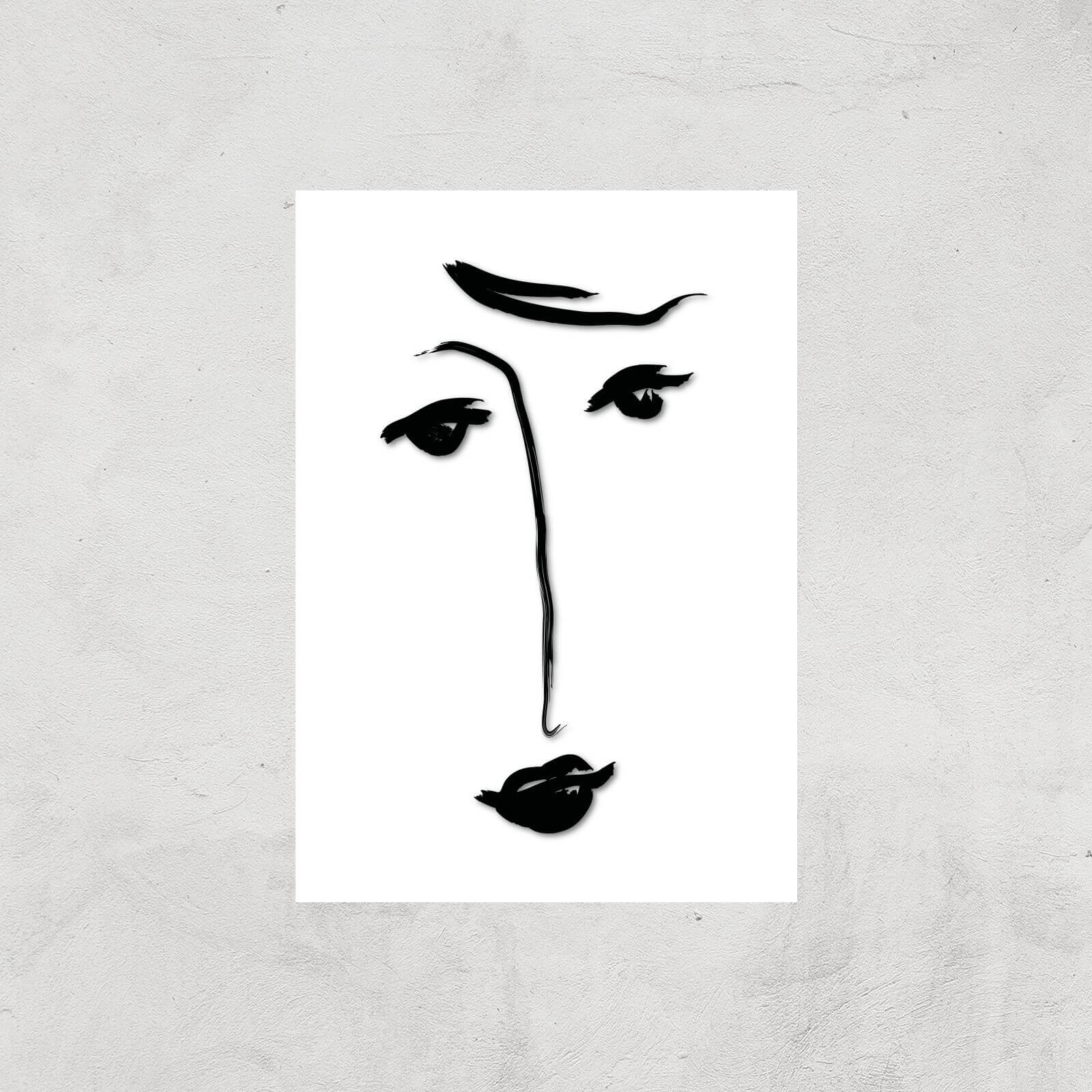 Why The Long Face Giclee Art Print - A4 - Print Only