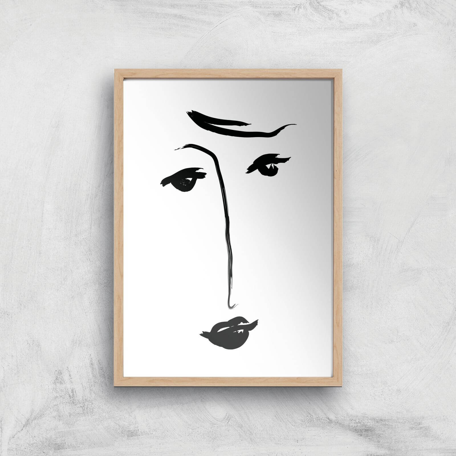 Why The Long Face Giclee Art Print - A2 - Wooden Frame