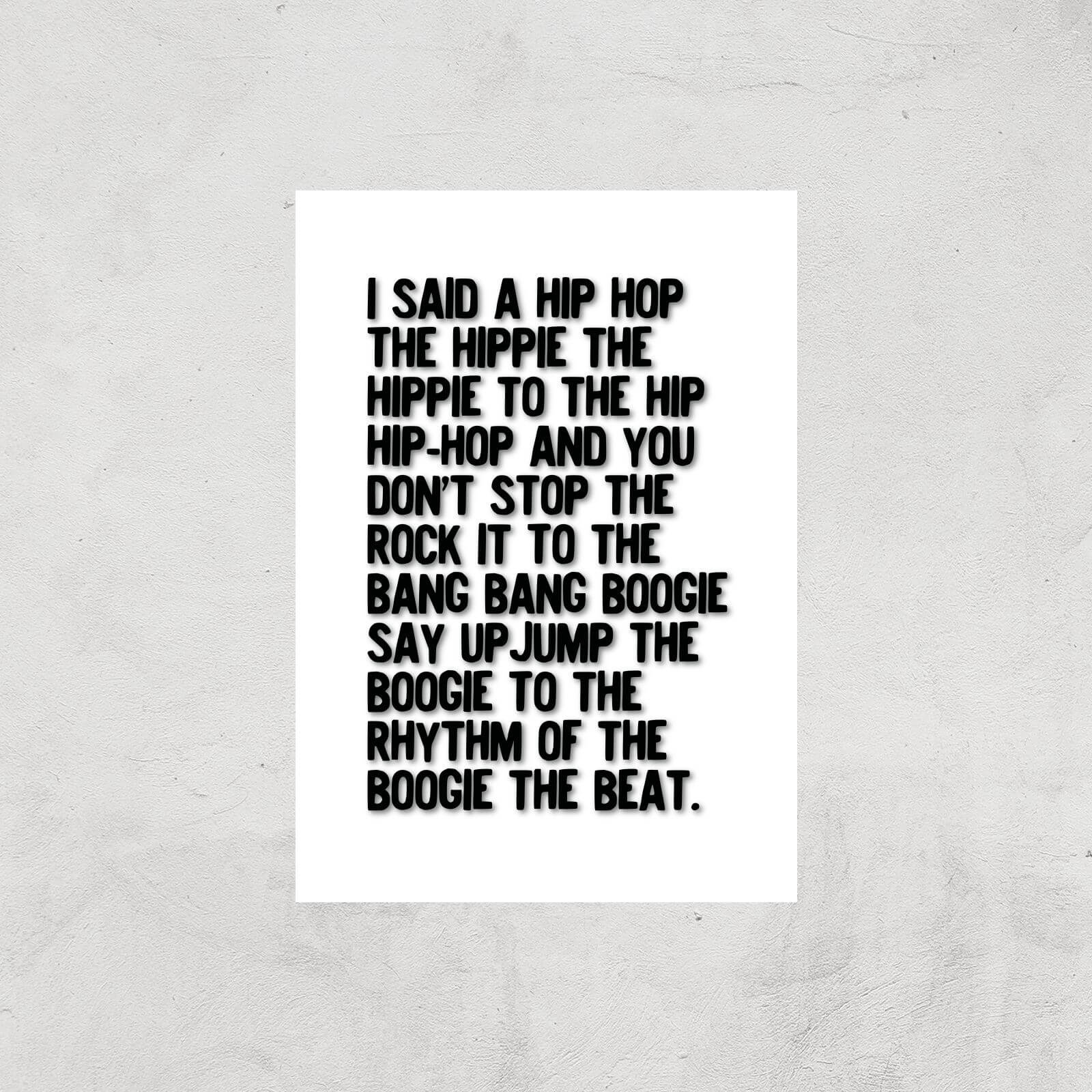 Rappers Delight Giclee Art Print - A4 - Print Only