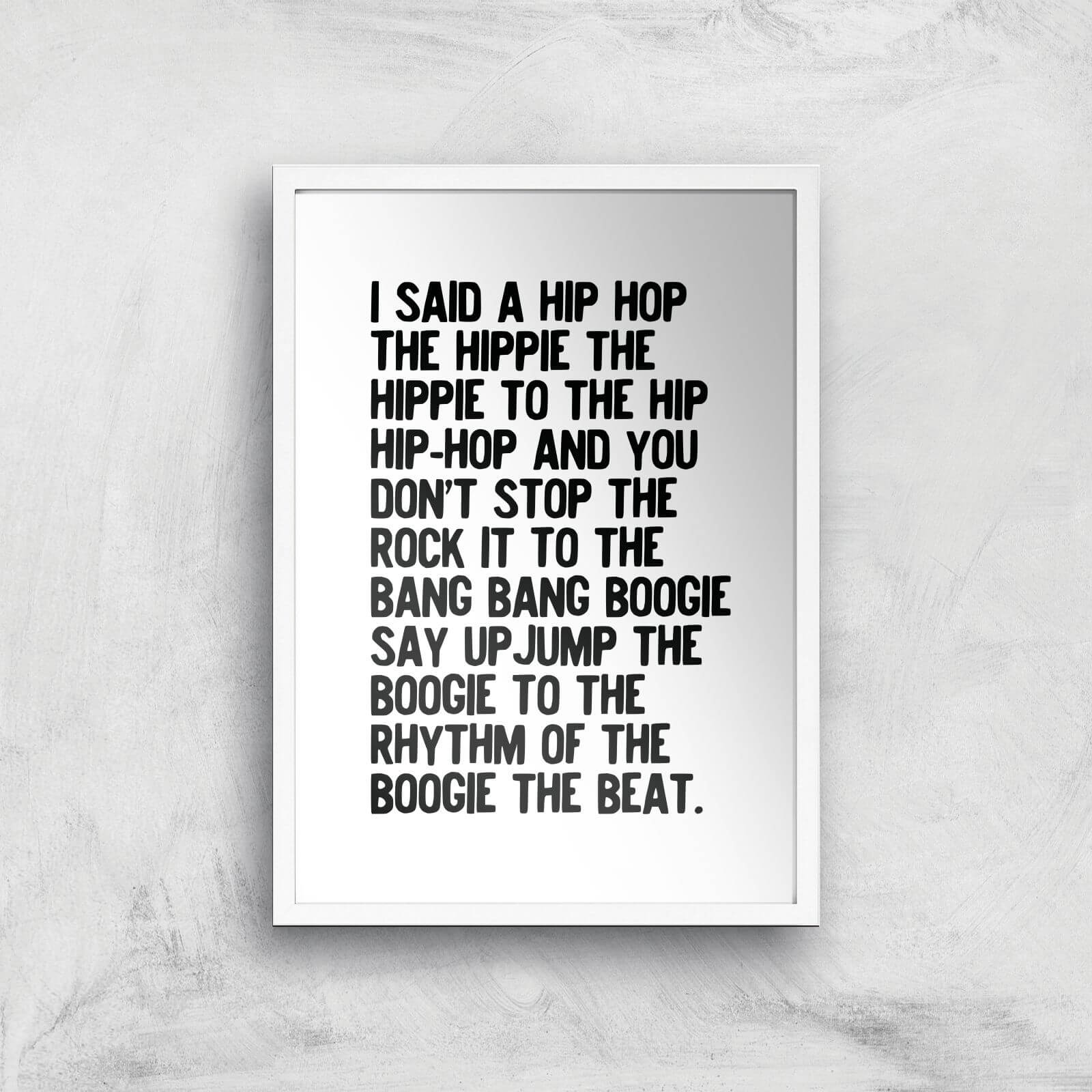 Rappers Delight Giclee Art Print - A3 - White Frame