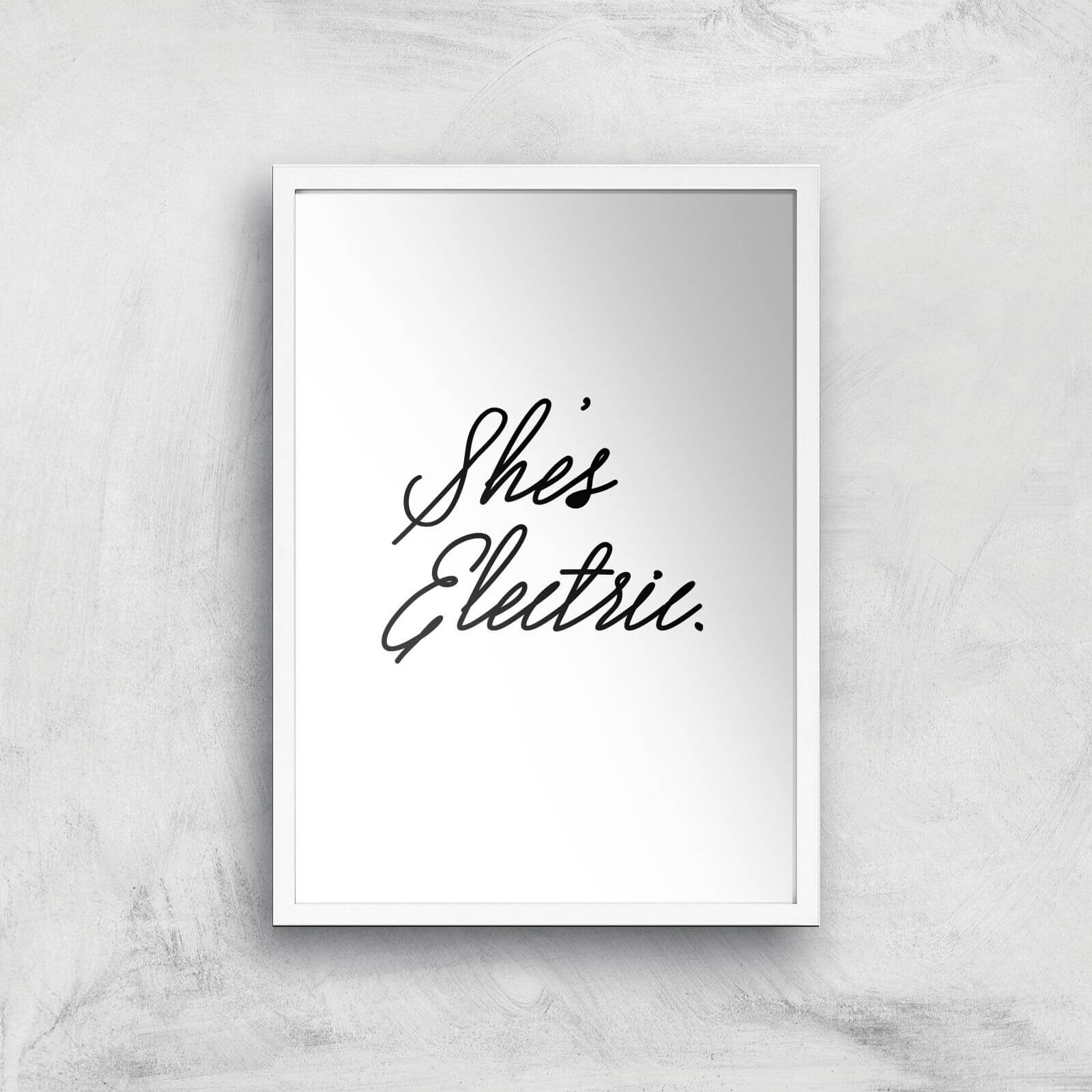 She's Electric Giclee Art Print - A3 - White Frame
