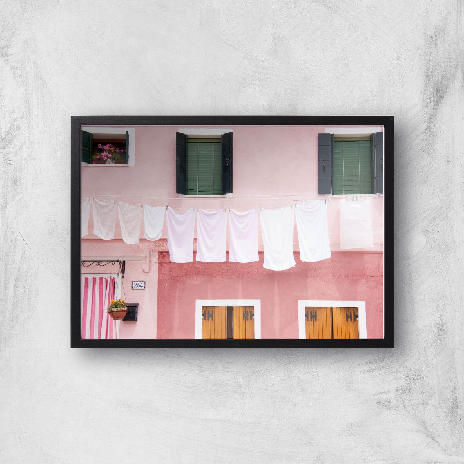 Dirty Laundry Giclee Art Print - A2 - Black Frame