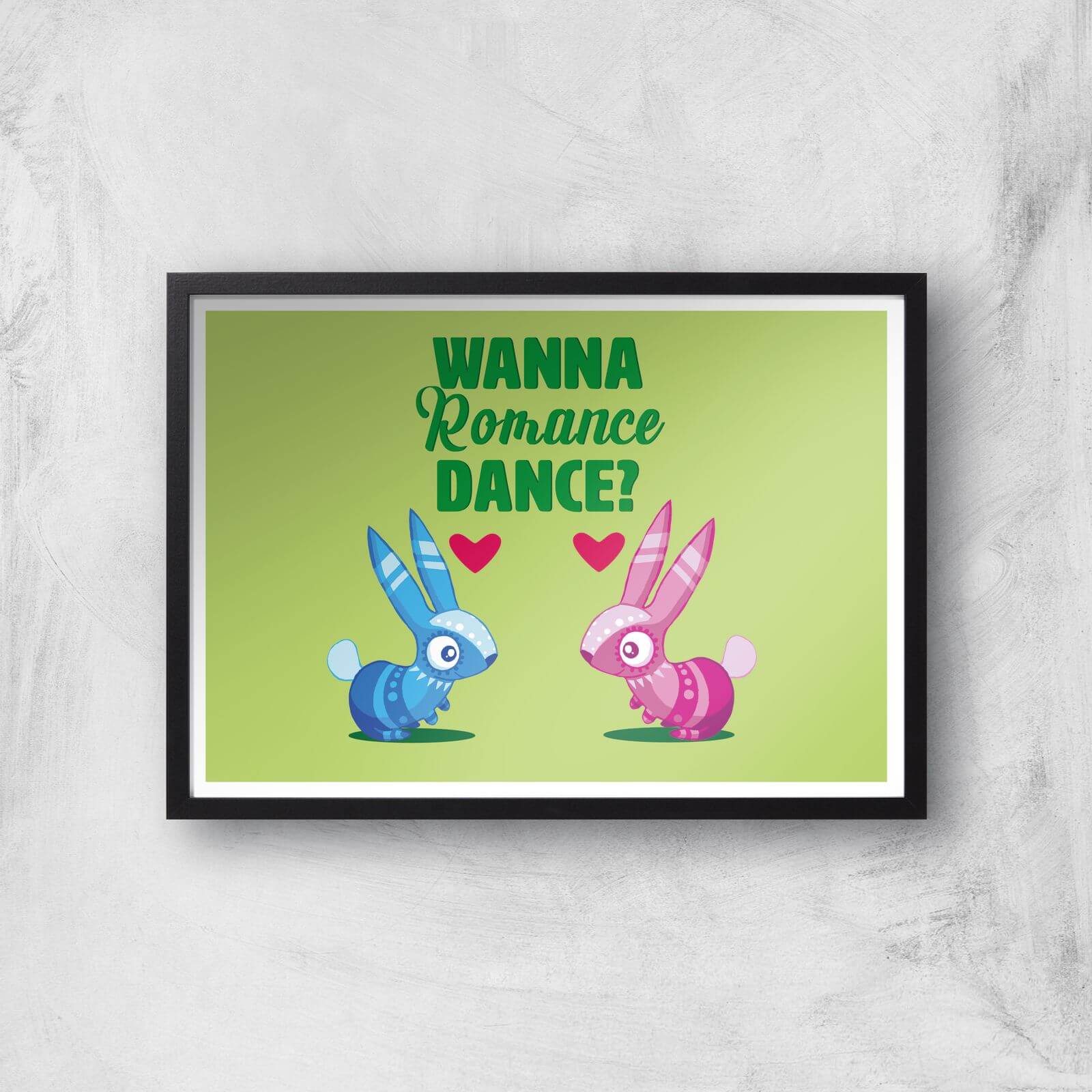 

Viva Pinata Wanna Romance Dance Rabbit Art Print Giclee Art Print - A2 - Black Frame
