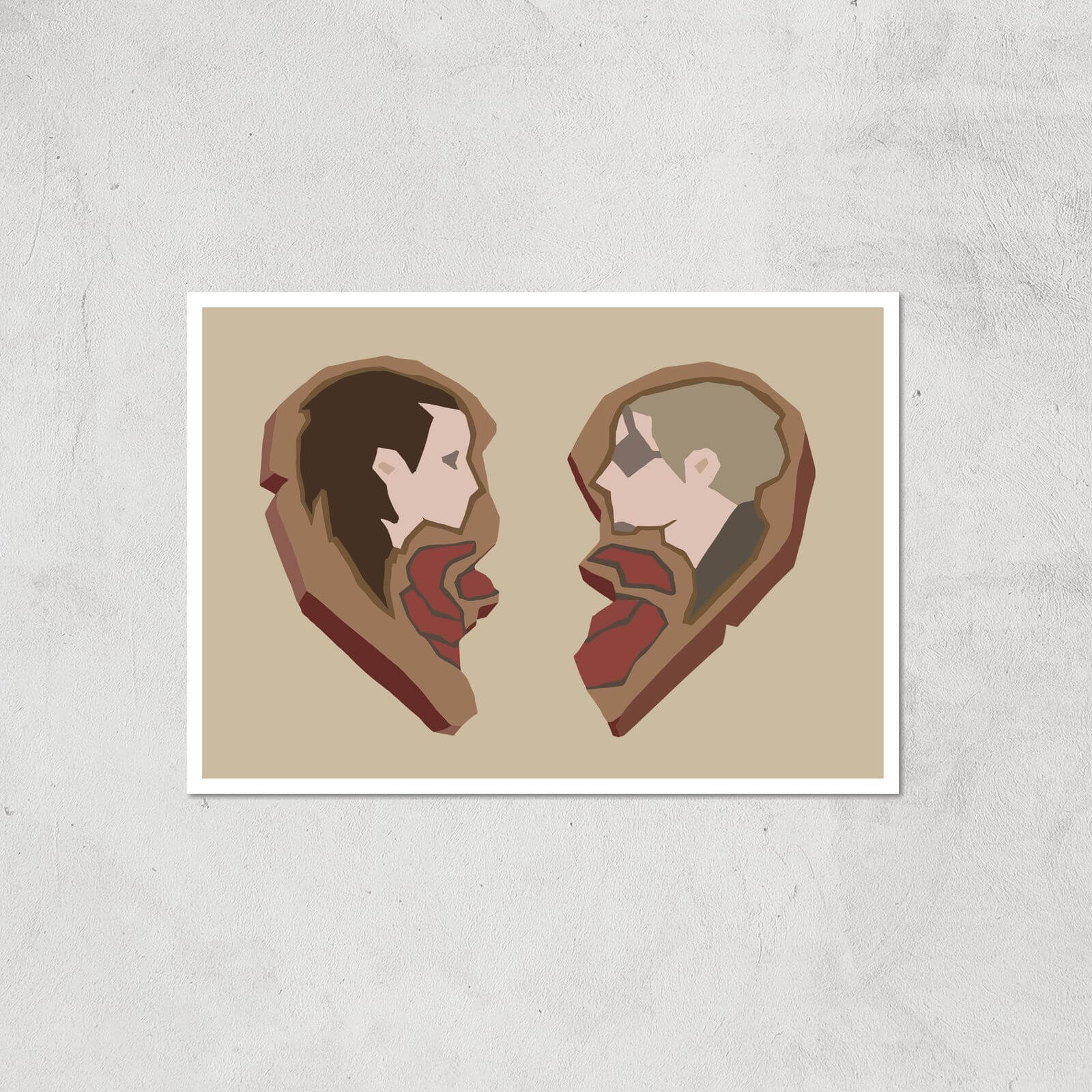 Sea Of Thieves Valentines Heart Art Print Giclee Art Print - A3 - Print Only
