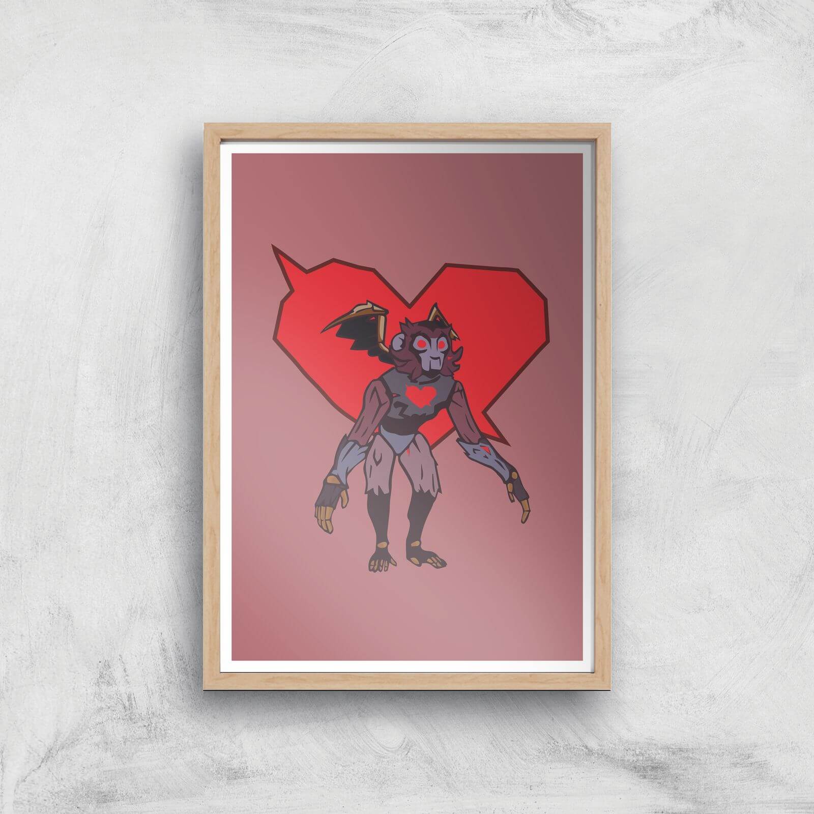 

Sea Of Thieves Valentines Art Print Giclee Art Print - A3 - Wooden Frame
