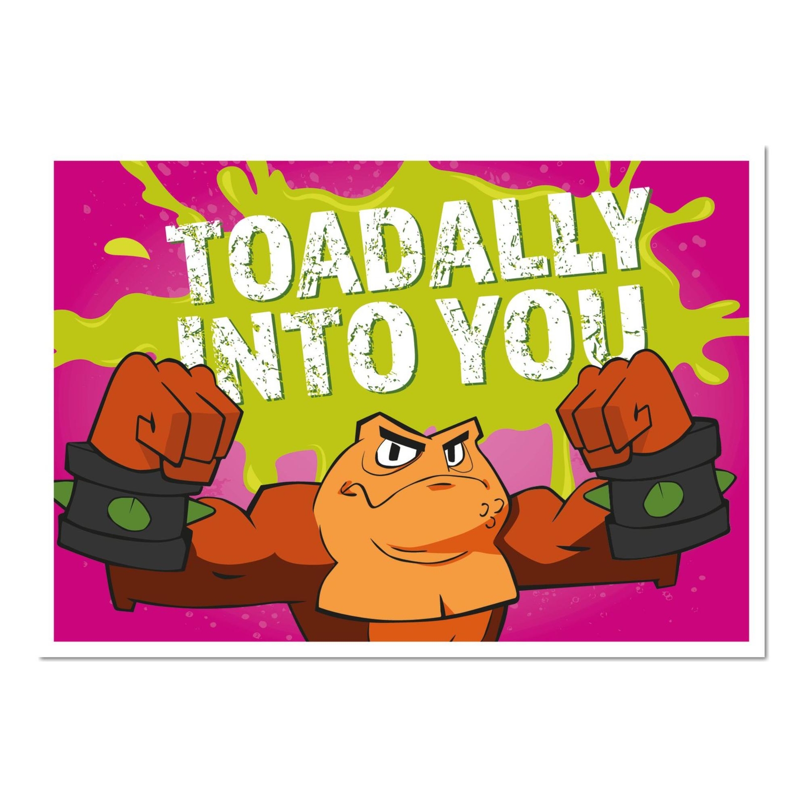 Battletoads Toadally Into You Art Print Giclee Art Print - A2 - Print Only