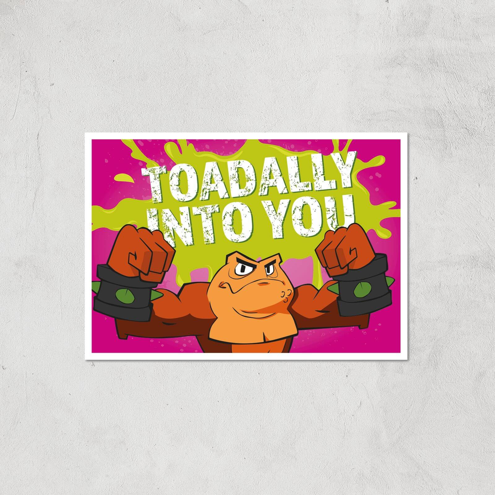 

Battletoads Toadally Into You Art Print Giclee Art Print - A2 - Print Only