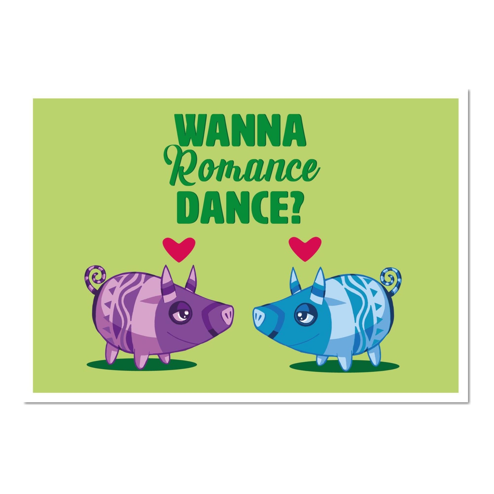 Viva Piñata Wanna Romance Dance Pig Art Print Giclee Art Print - A4 - Print Only