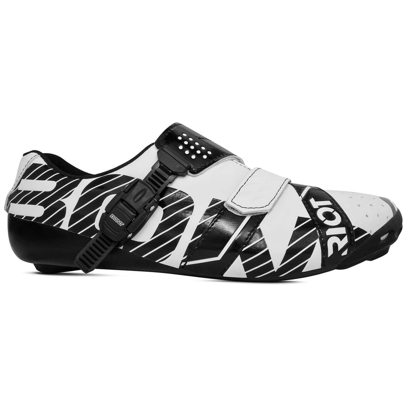 Bont Riot Road Shoes - EU 42 - White/Black