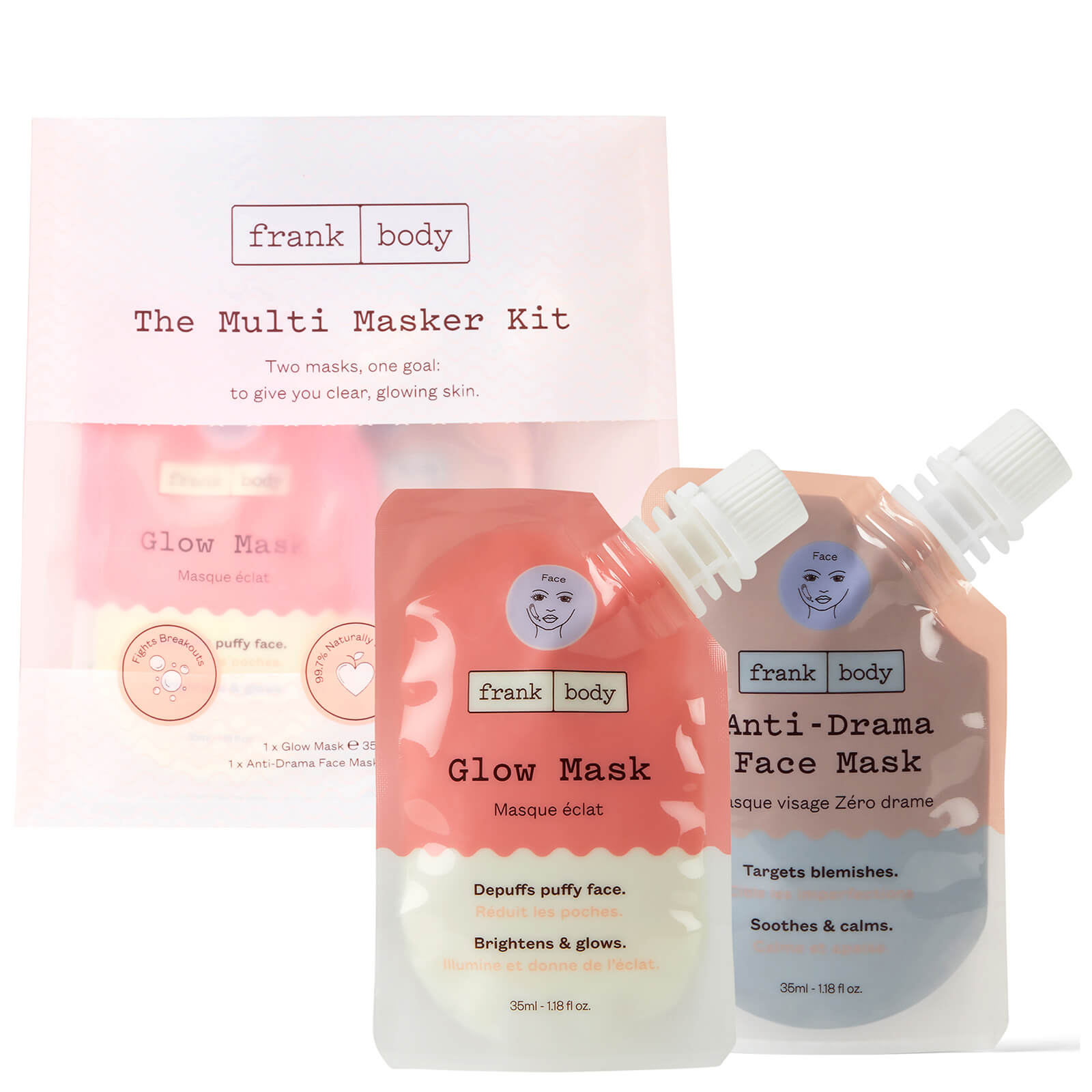 

Frank Body The Multi Maskers Kit