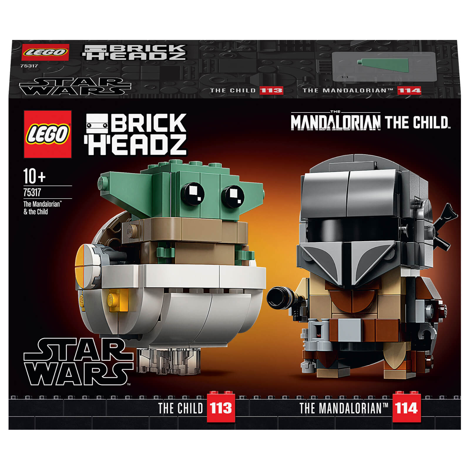 LEGO BrickHeadz Star Wars: Der Mandalorianer und das Kind (75317)