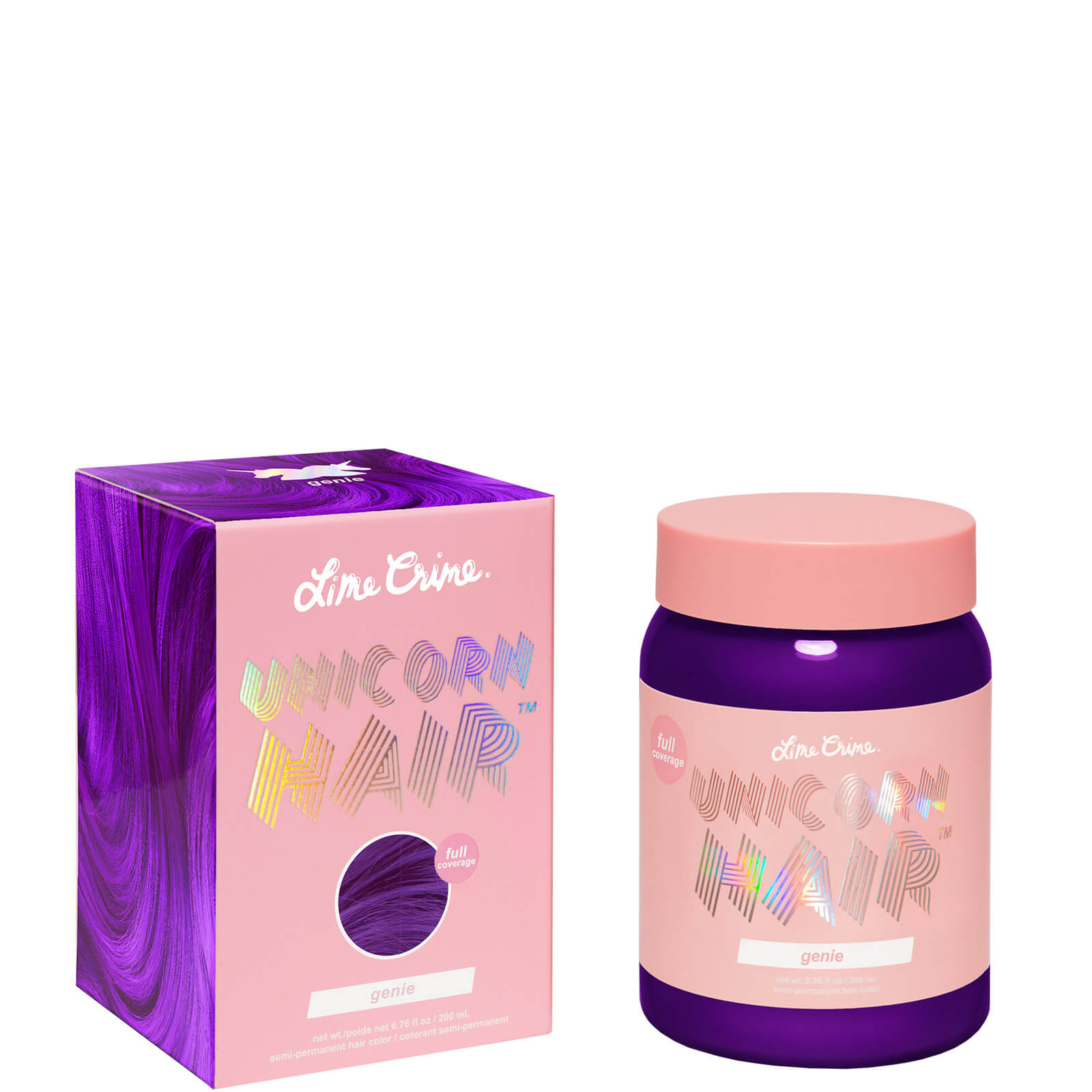

Lime Crime Unicorn Hair Full Coverage Tint 200ml (Various Shades) - Genie