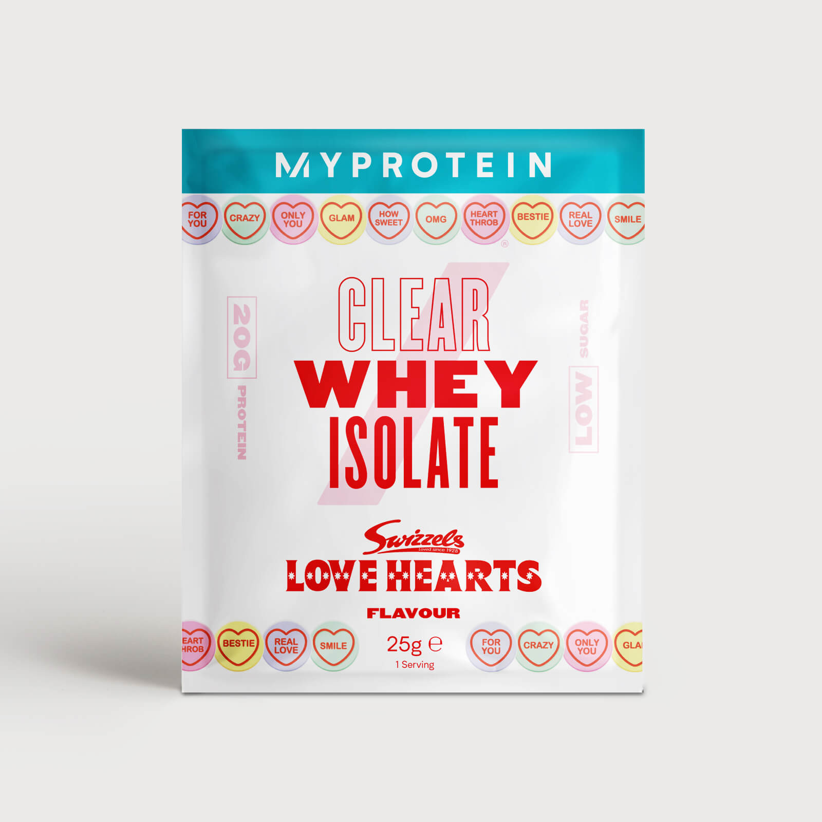 

Clear Whey Isolate – Swizzels (Пробник) - 1servings - Love Hearts