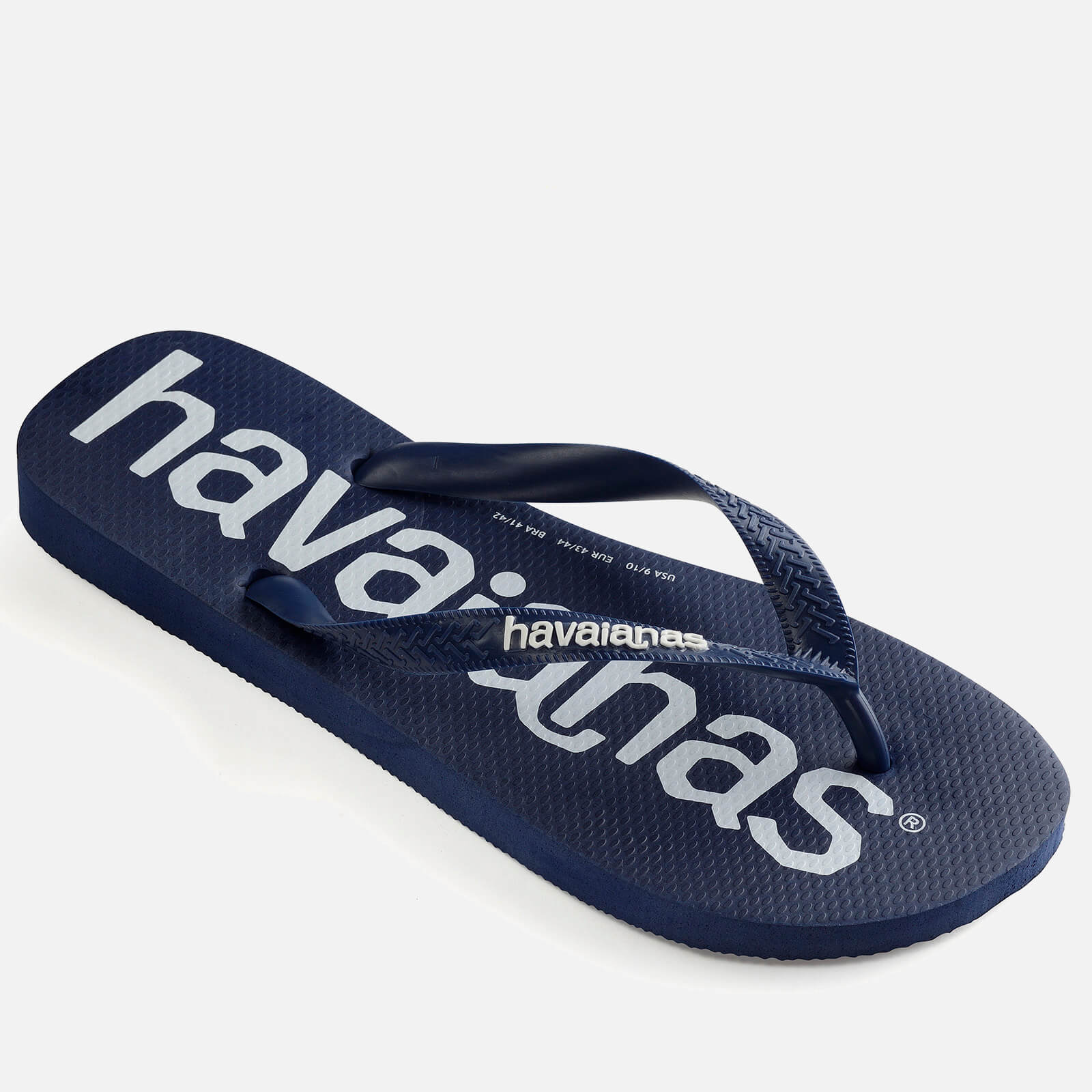 Havaianas Men's Top Logomania Flip Flops - Navy Blue - EU 39-40/UK 6-7