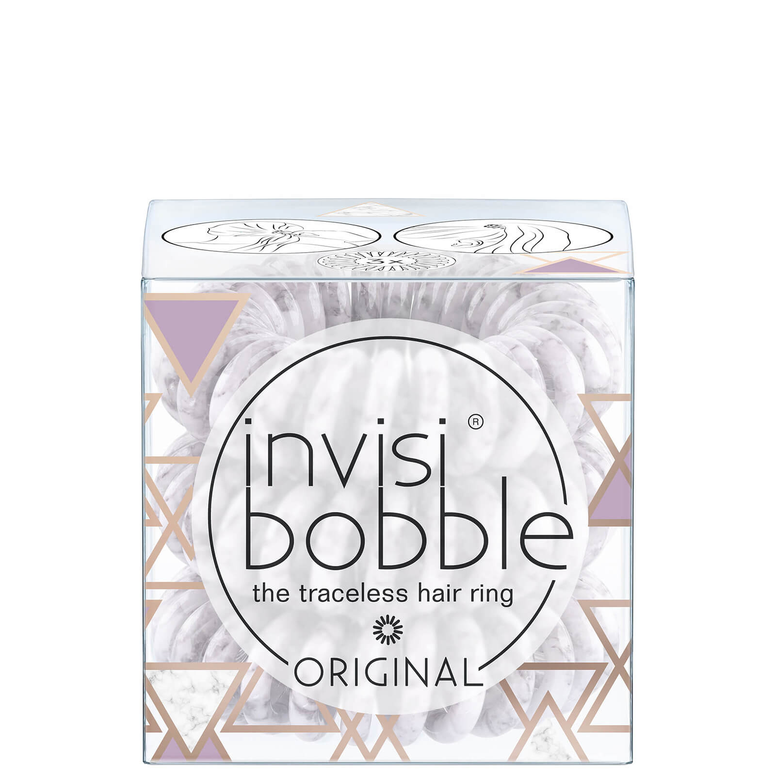 

invisibobble Marblelous Original St Taupez Hair Ties (3 Pack)
