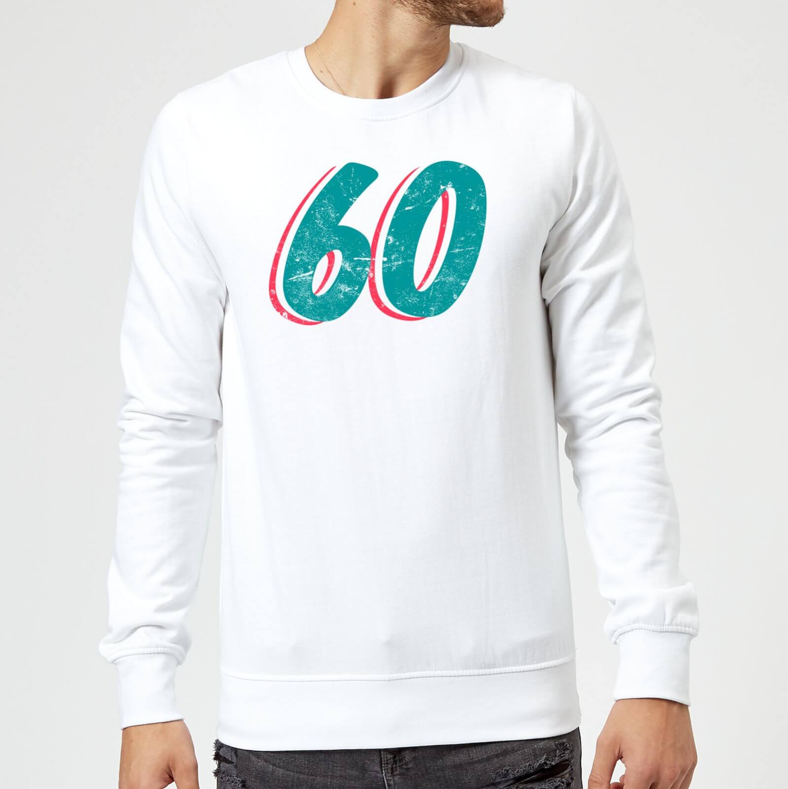 60 Distressed Sweatshirt - White - M - White