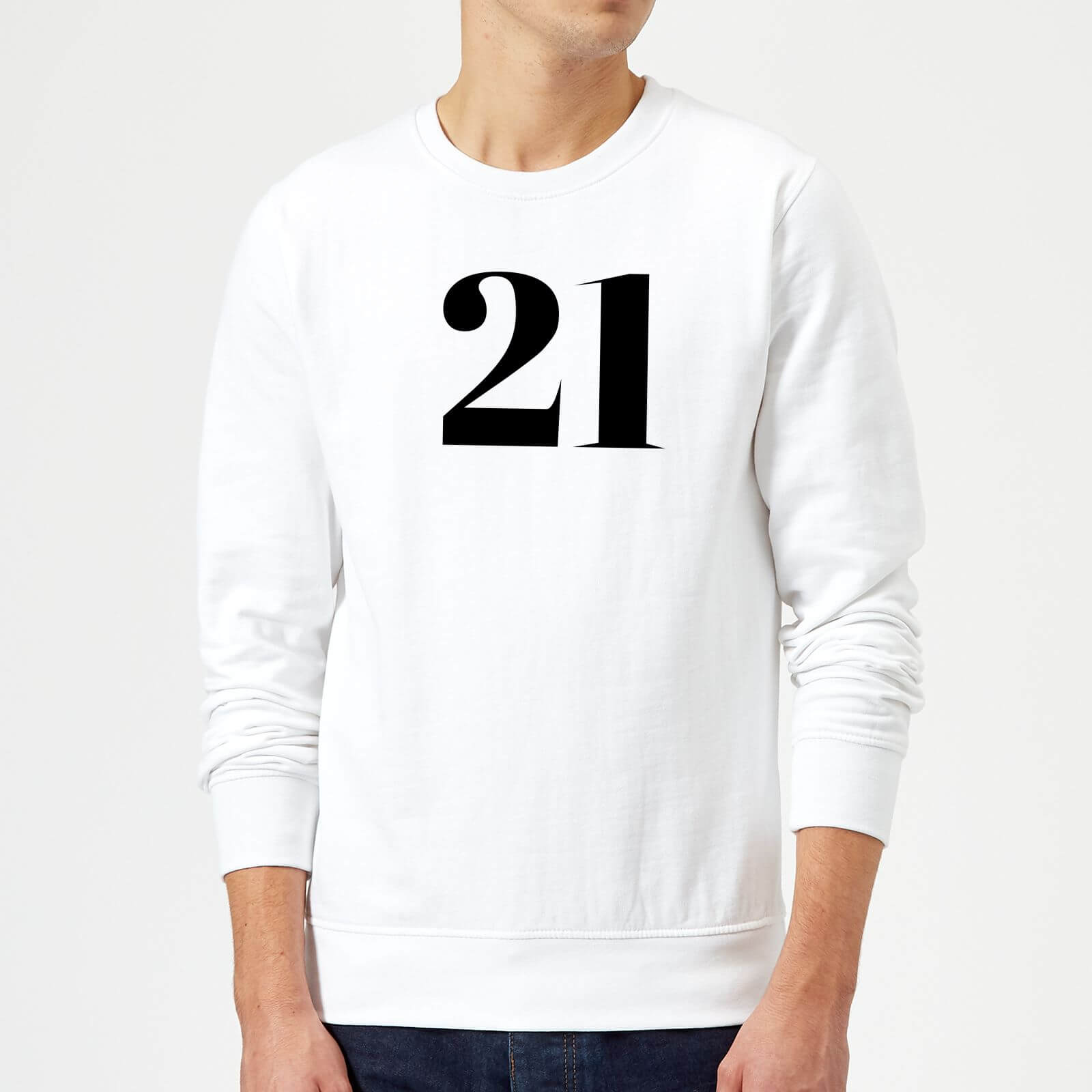 21 Sweatshirt - White - S - White