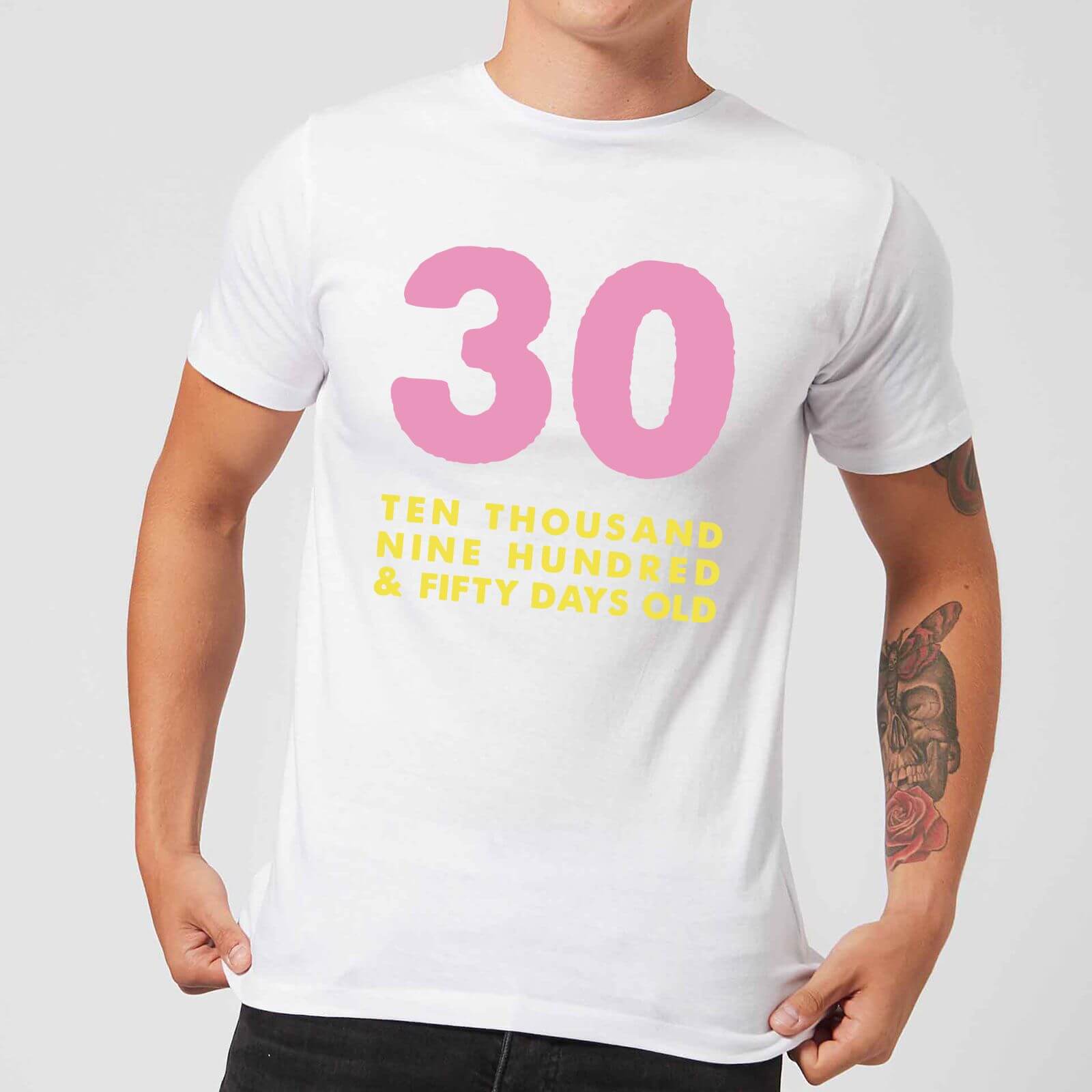 30 Ten Thousand Nine Hundred And Fifty Days Old Men's T-Shirt - White - M - White