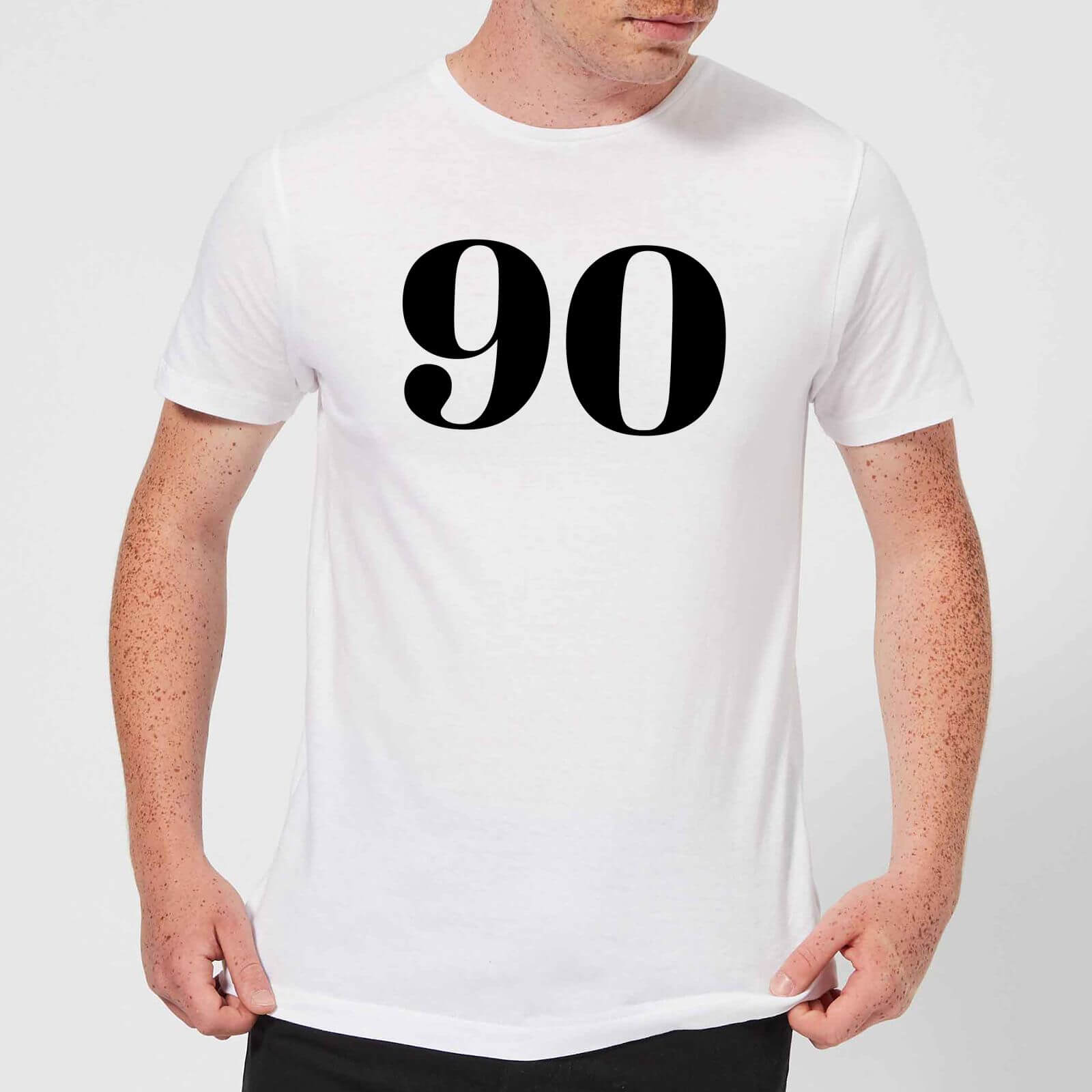 90 Men's T-Shirt - White - XS - White