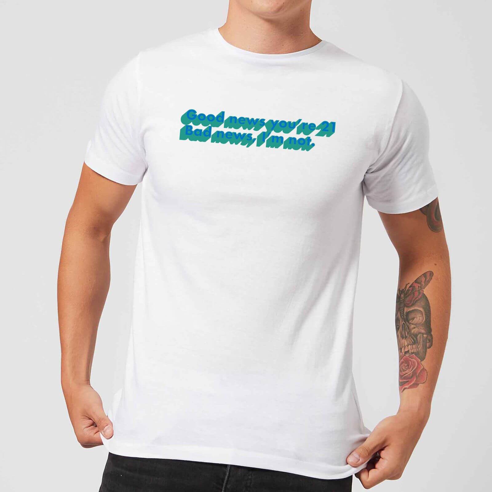 Good News You're 21 Men's T-Shirt - White - S - White