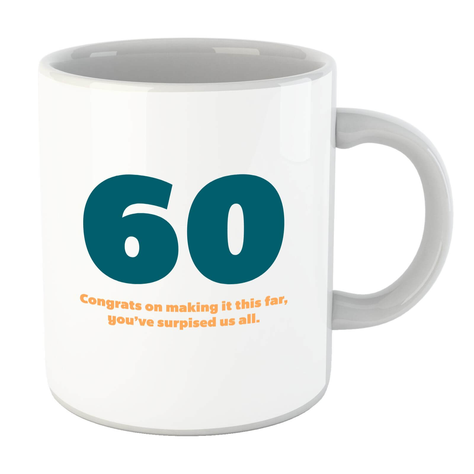 60 Congrats On Making It This Far, You've Surprised Us All. Mug