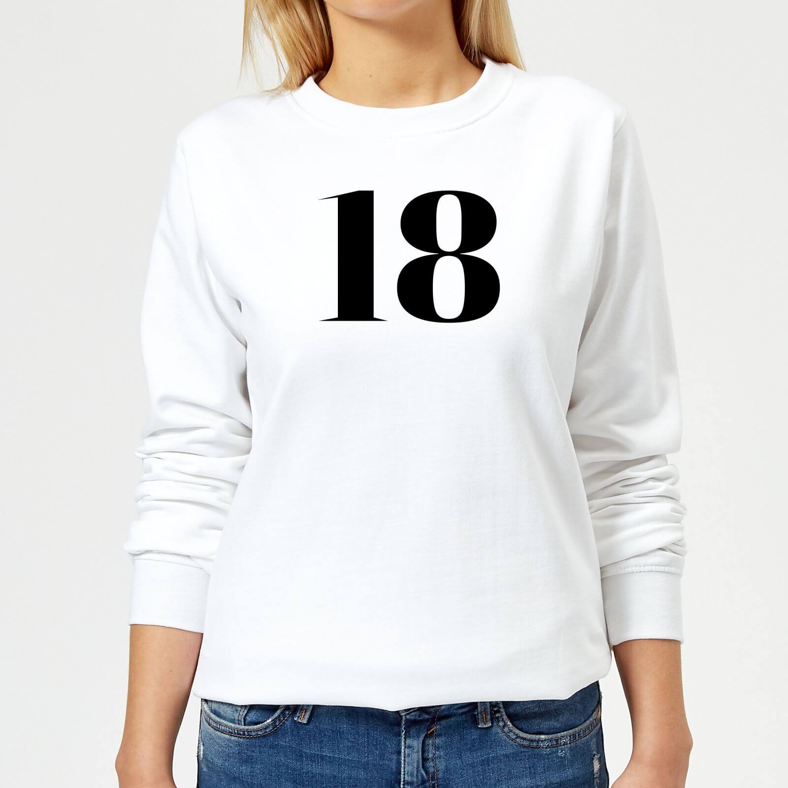 18 Women's Sweatshirt - White - XS - White