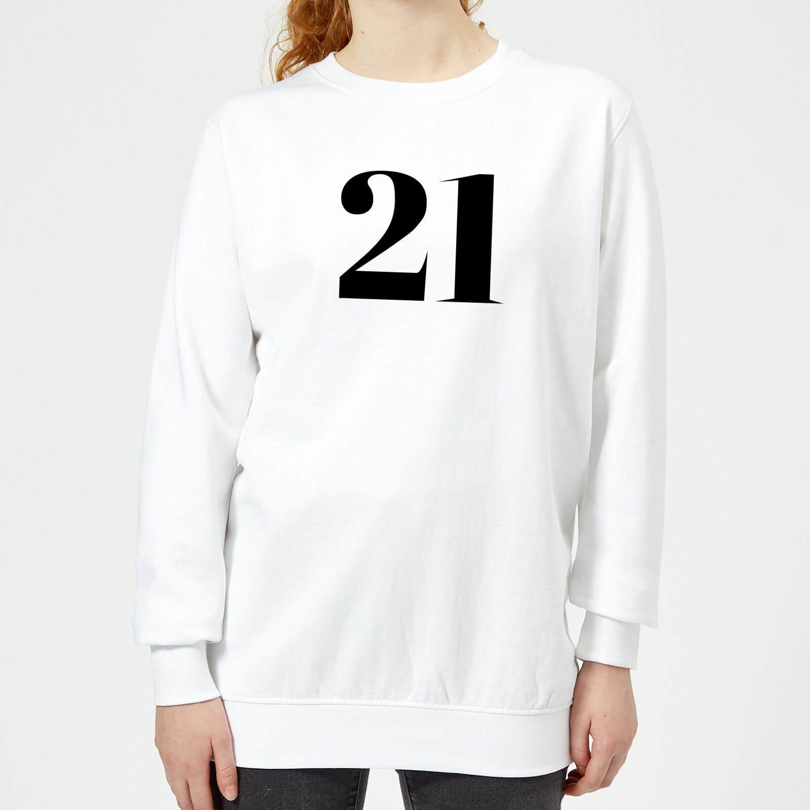 21 Women's Sweatshirt - White - XS