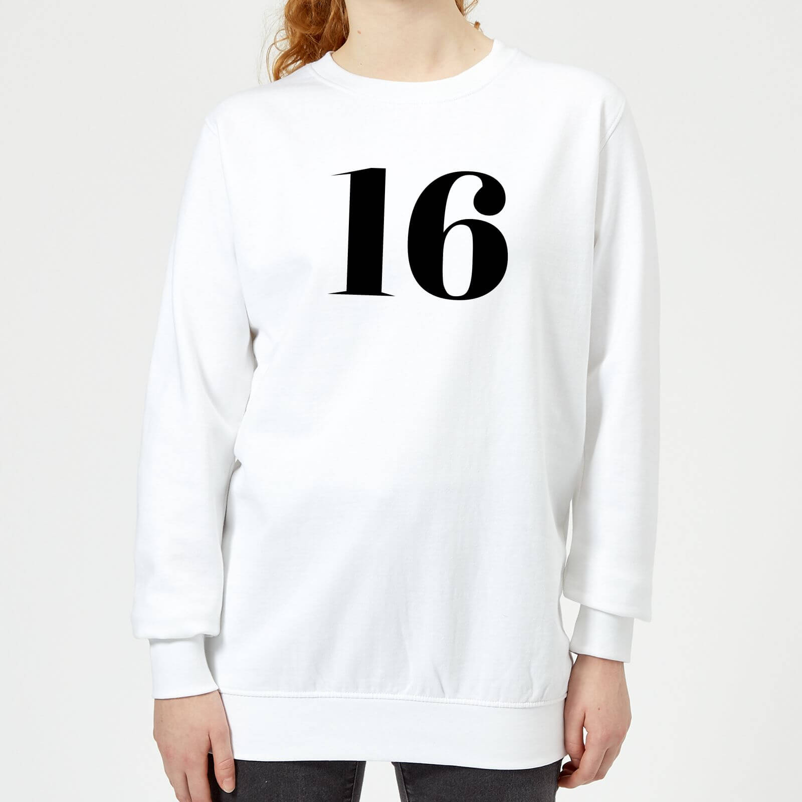 16 Women's Sweatshirt - White - XS - White