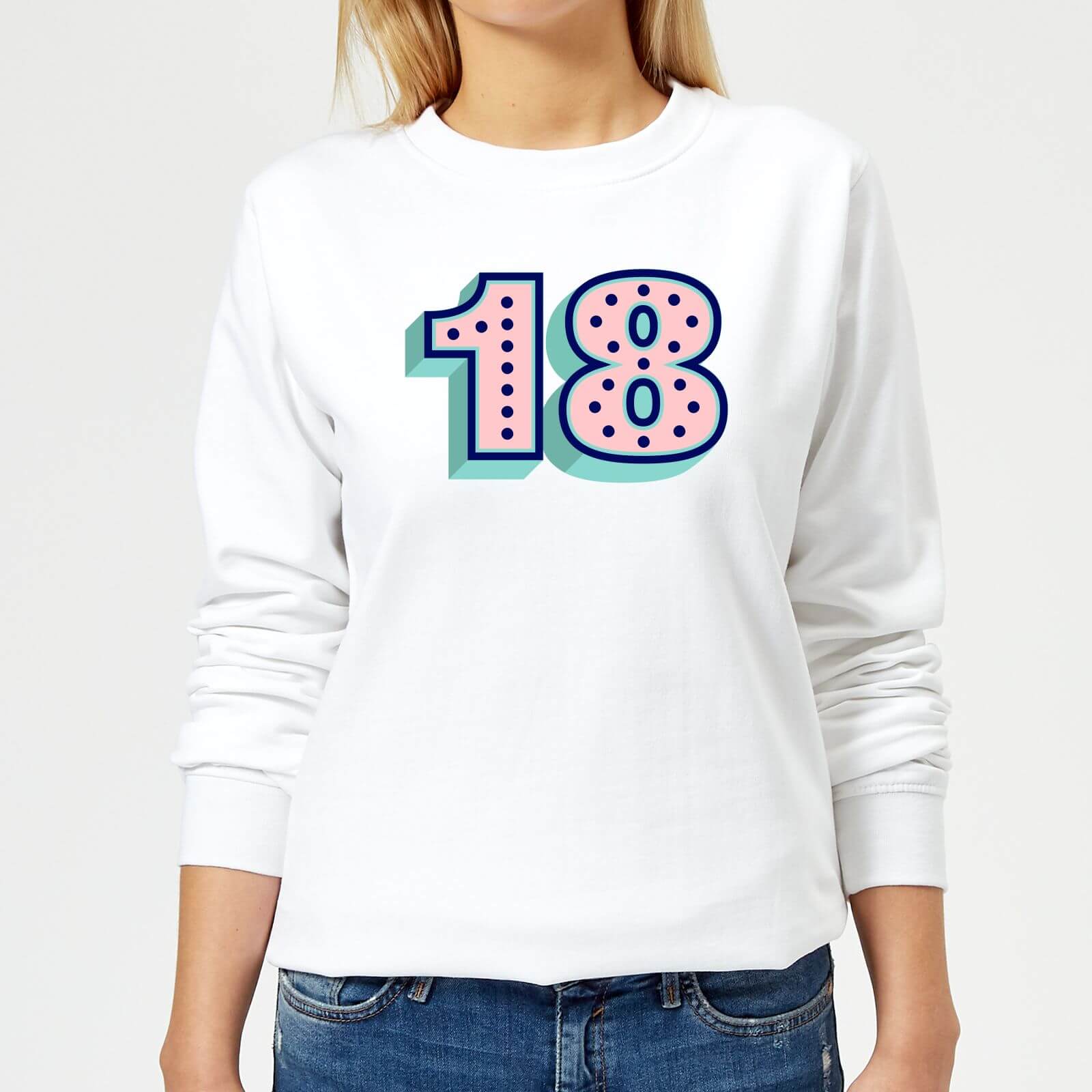 18 Dots Women's Sweatshirt - White - XS - White