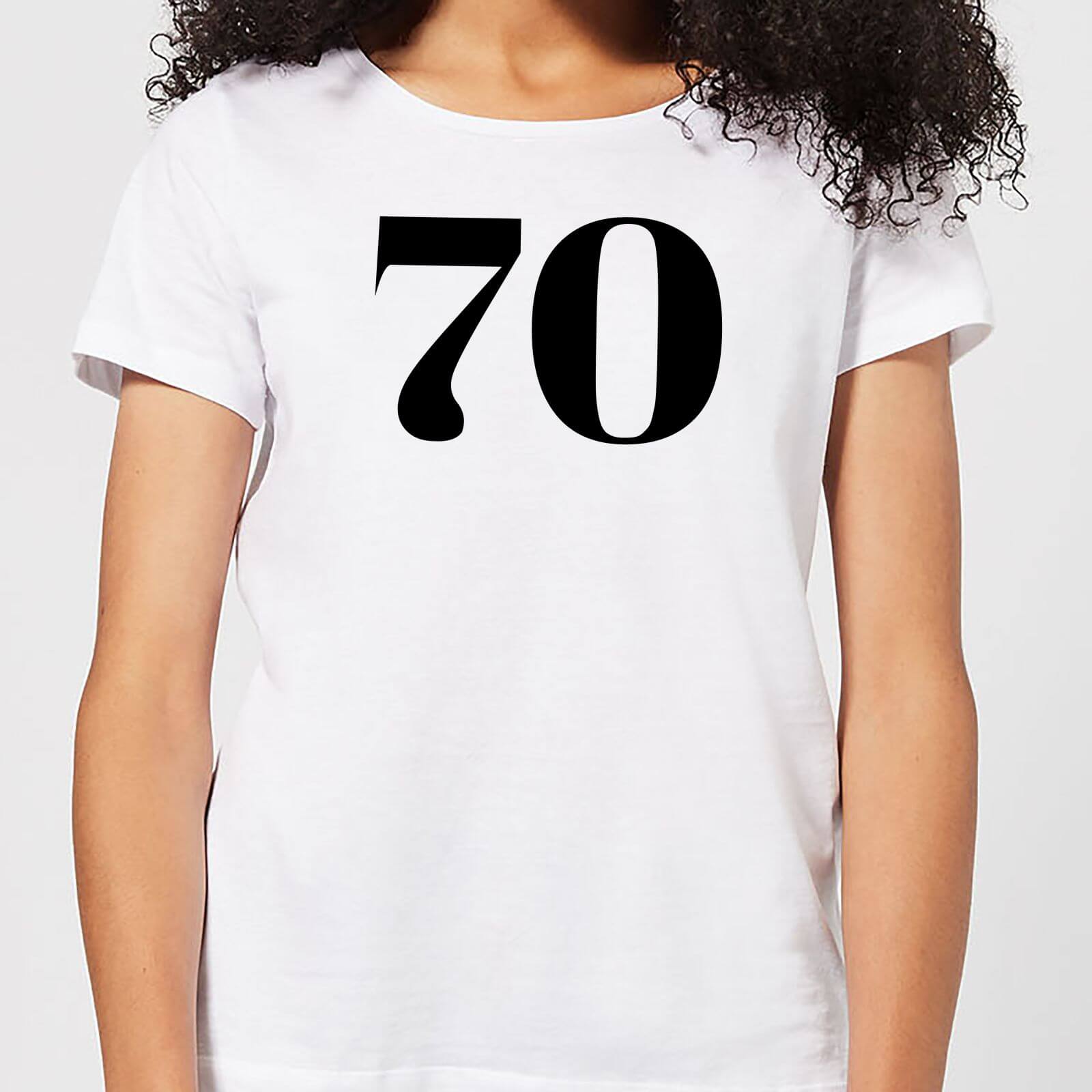 70 Women's T-Shirt - White - M - White