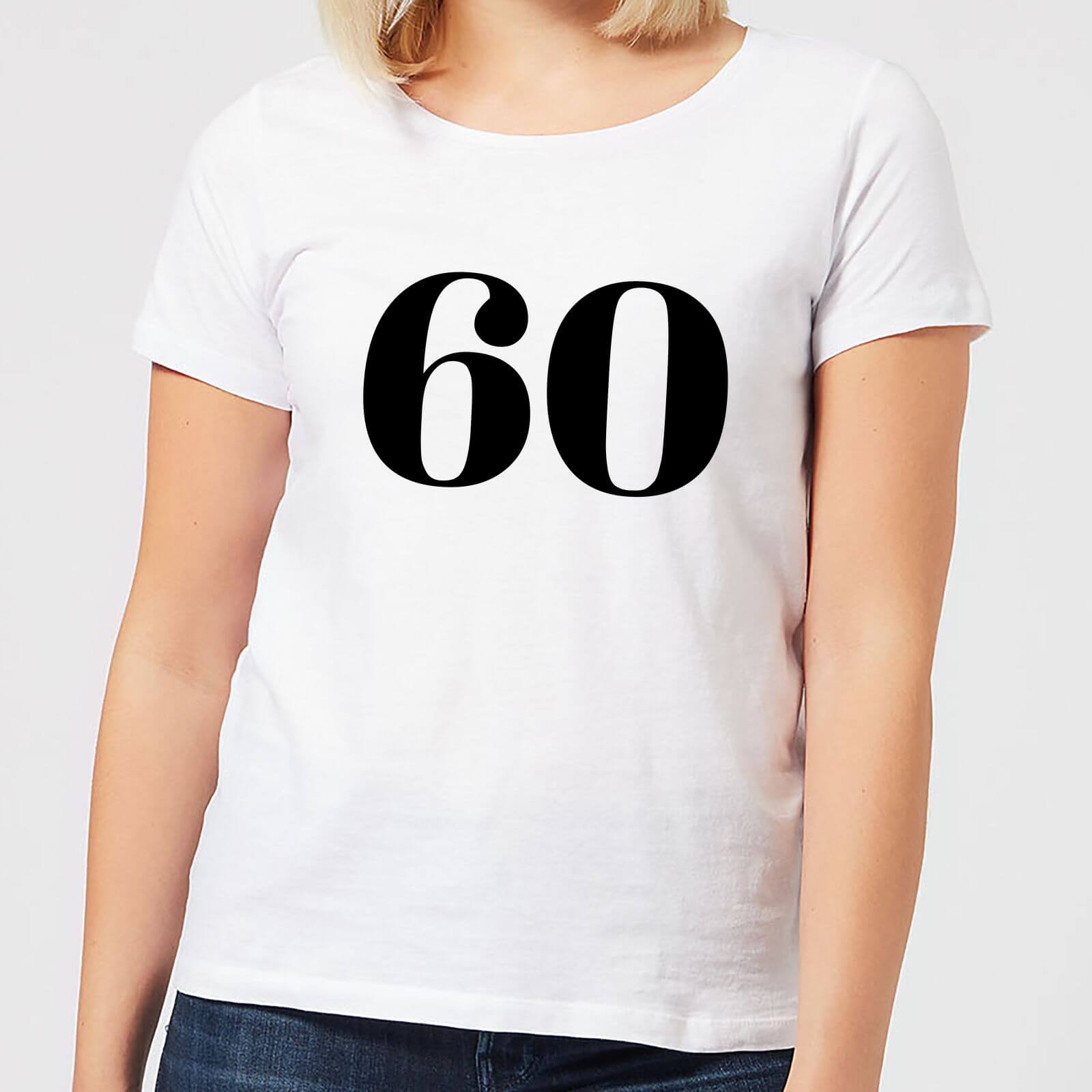 60 Women's T-Shirt - White - S - White
