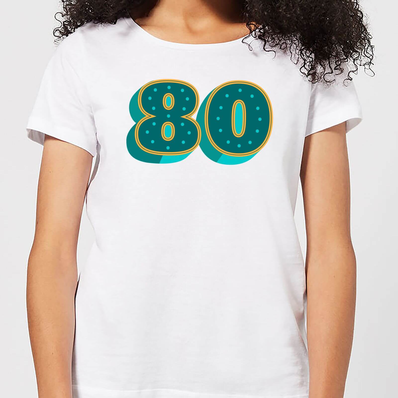 80 Dots Women's T-Shirt - White - XL - White