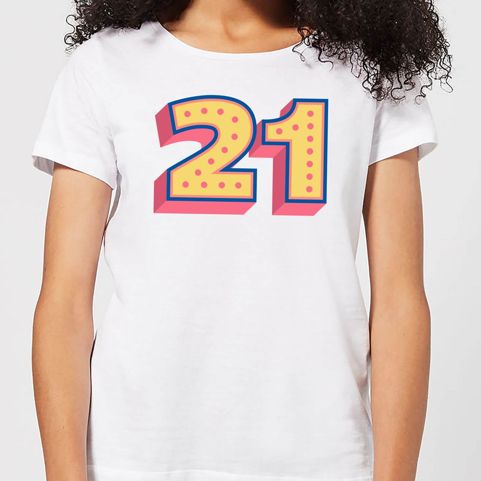 21 Dots Women's T-Shirt - White - XL - White