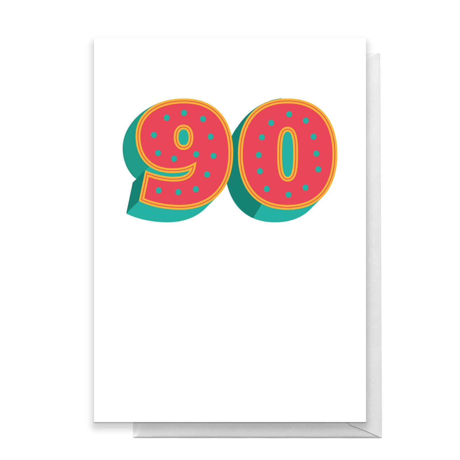 90 Dots Greetings Card - Standard Card