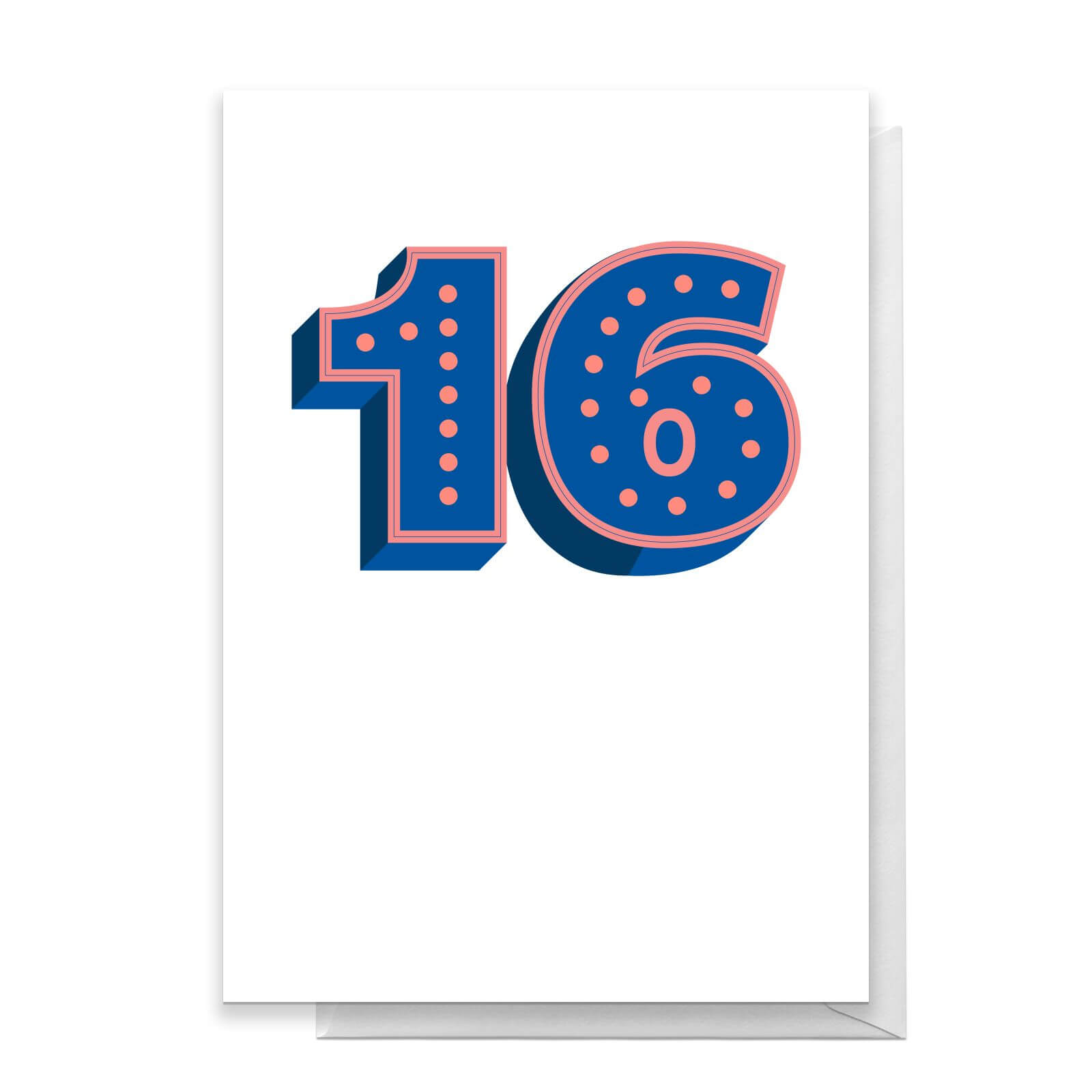 16 Dots Greetings Card - Standard Card