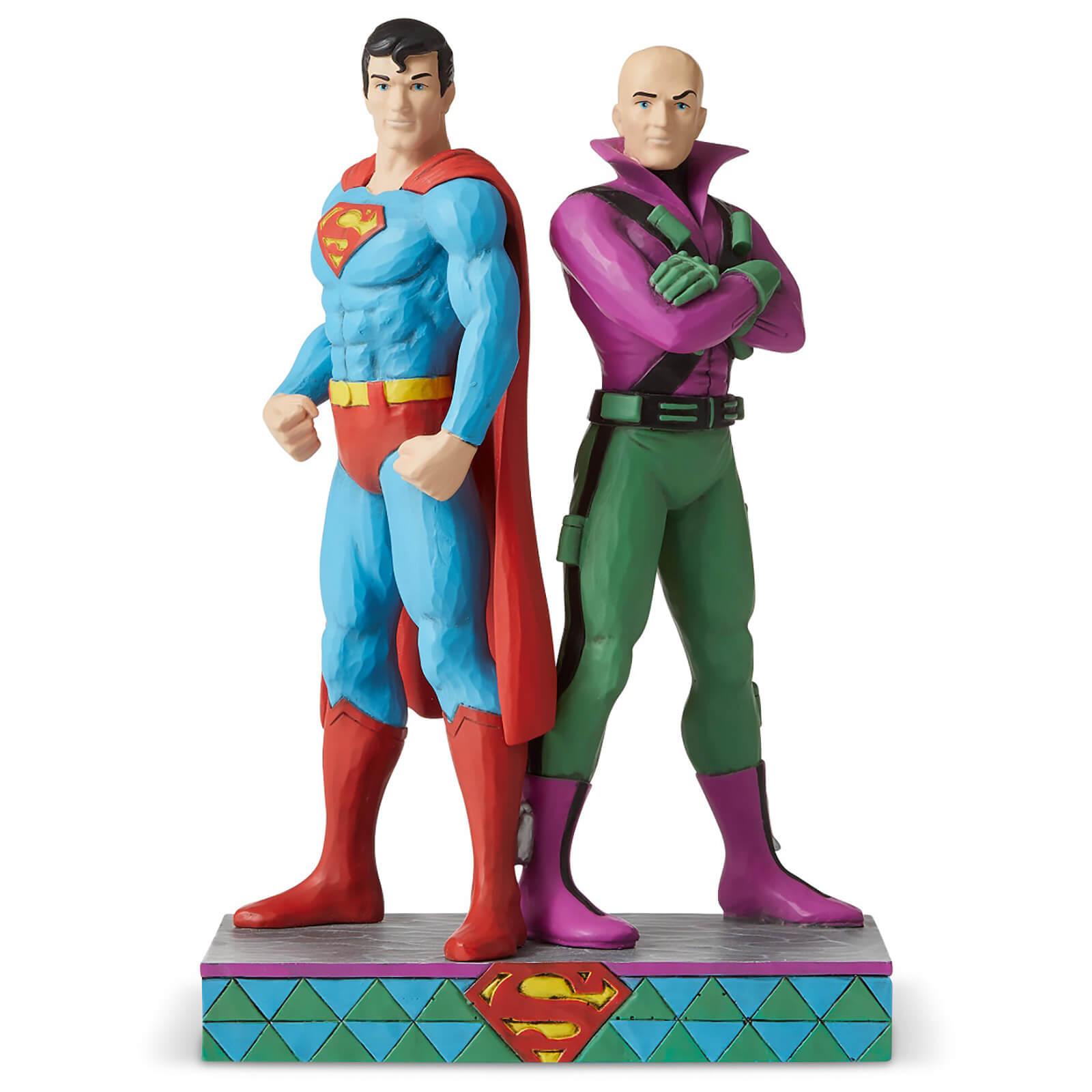 DC Comics by Jim Shore Superman™ vs Lex Luther Figurine 21.5cm
