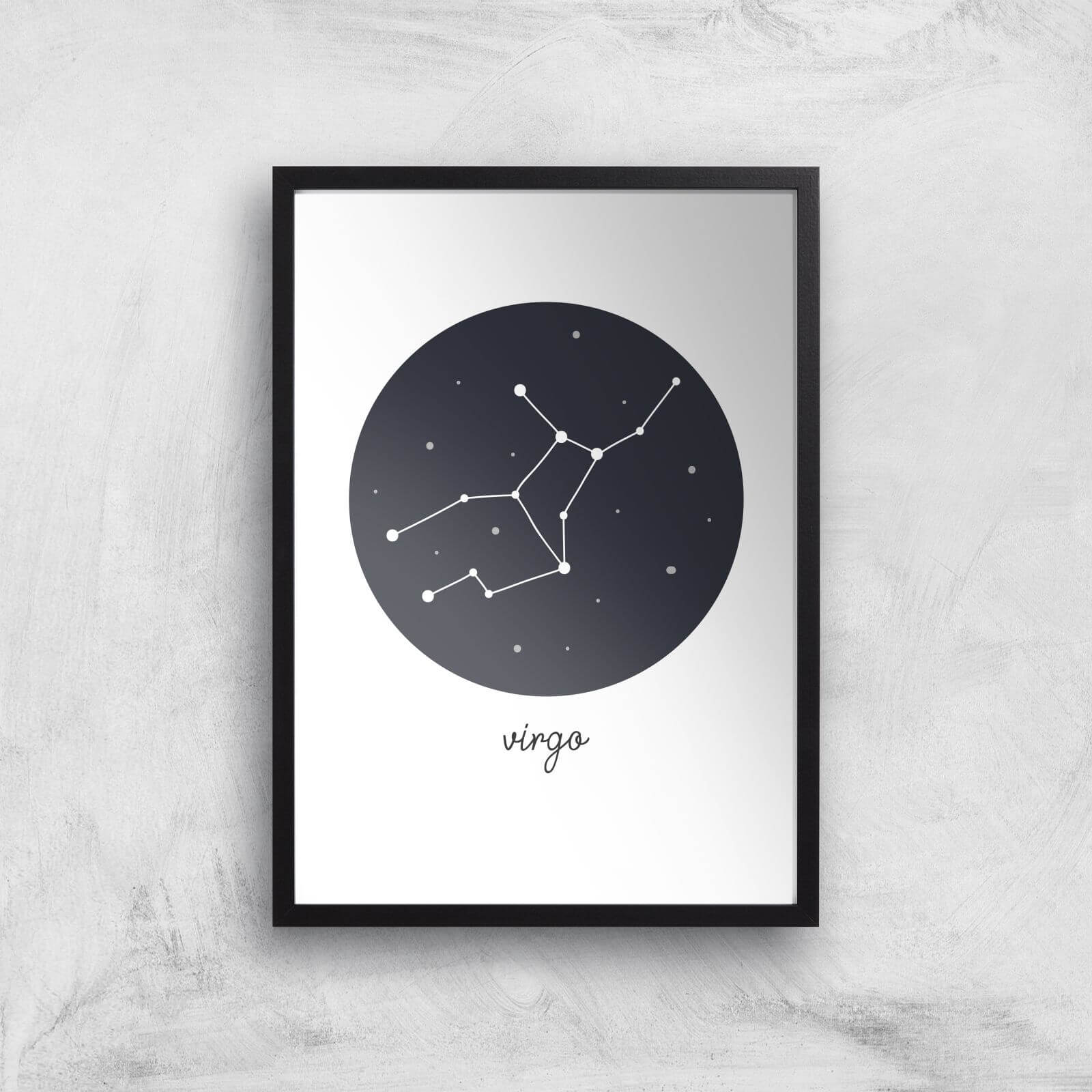 Virgo Art Print - A3 - Black Frame