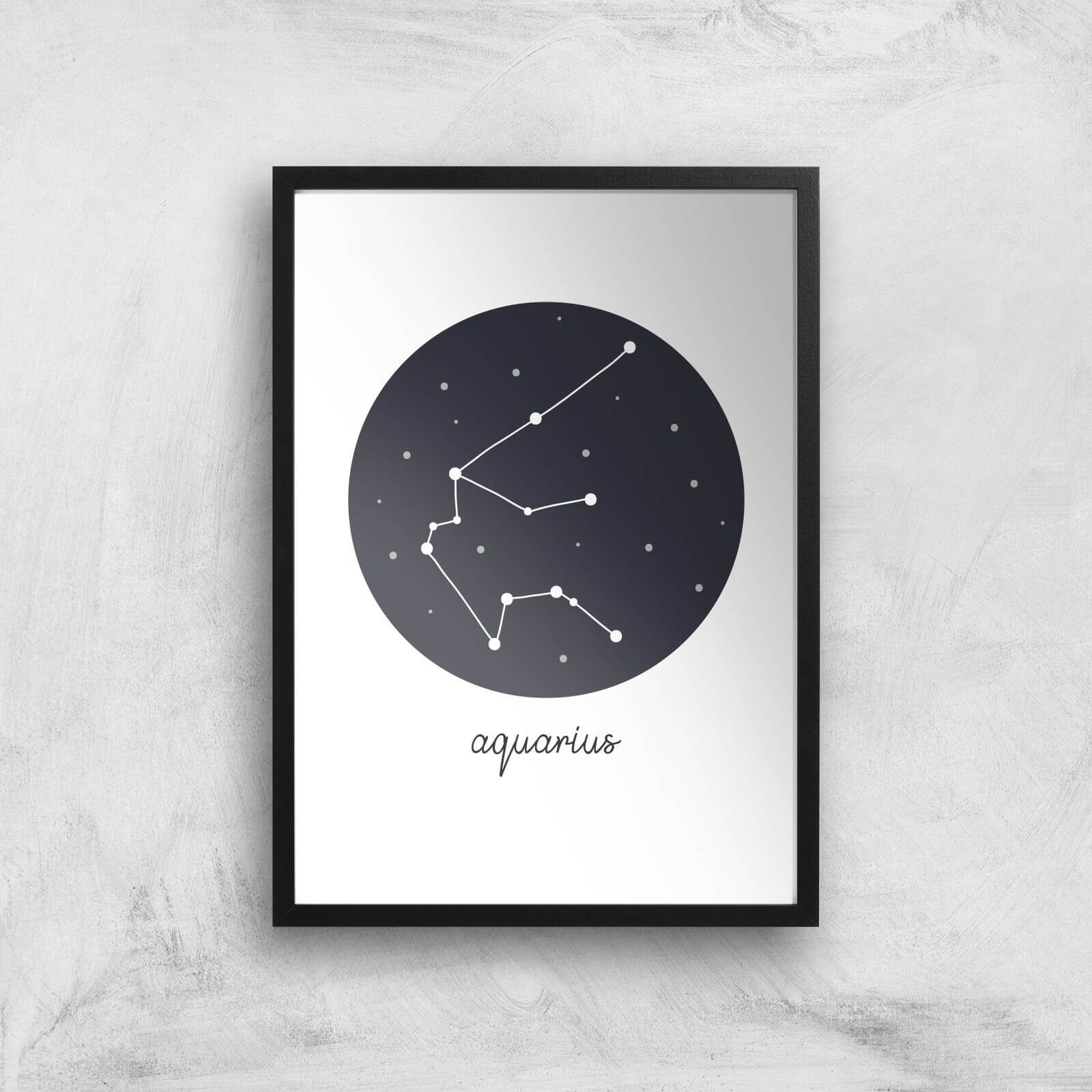 Aquarius Art Print - A3 - Black Frame