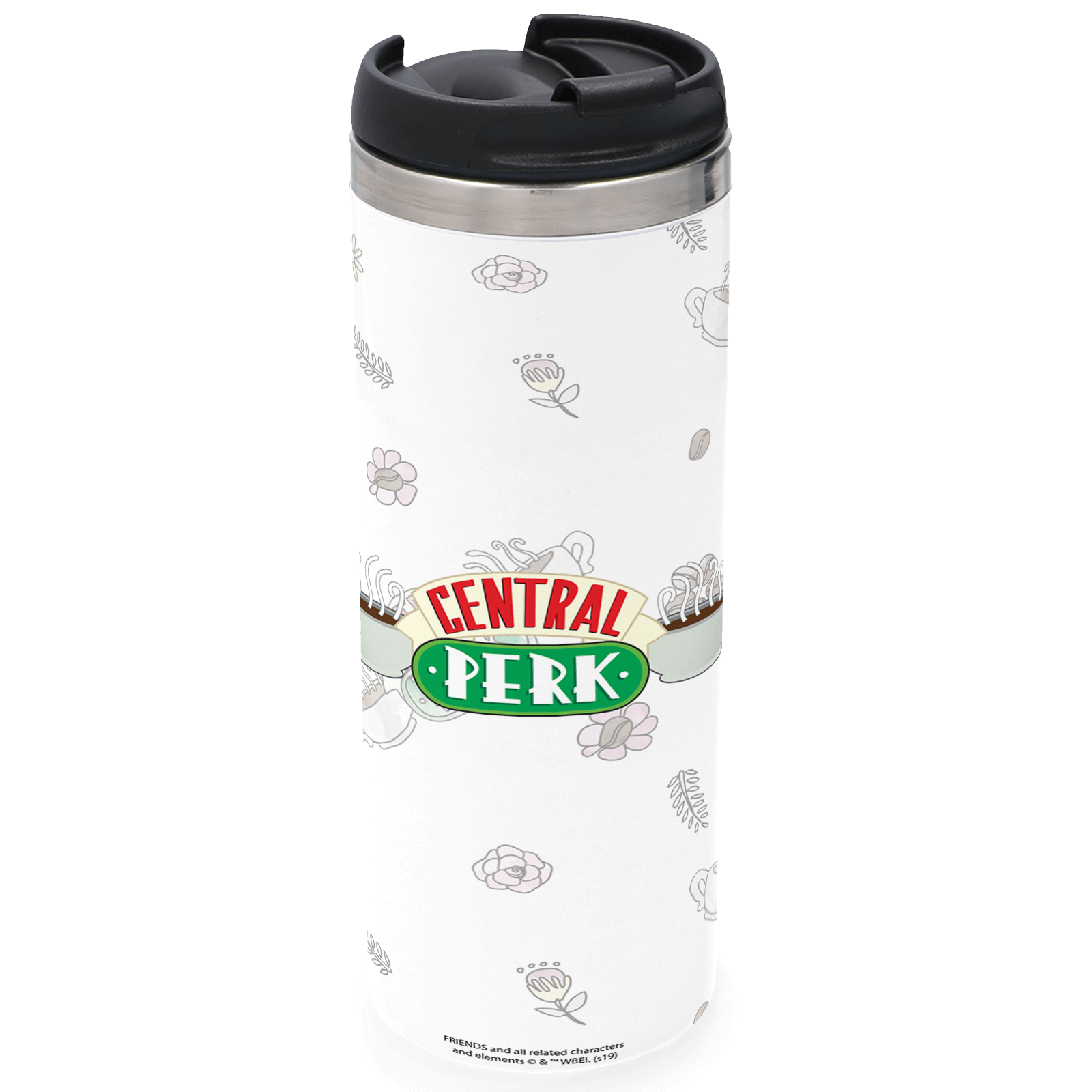 Friends Stainless Steel Thermo Travel Mug - Metallic Finish