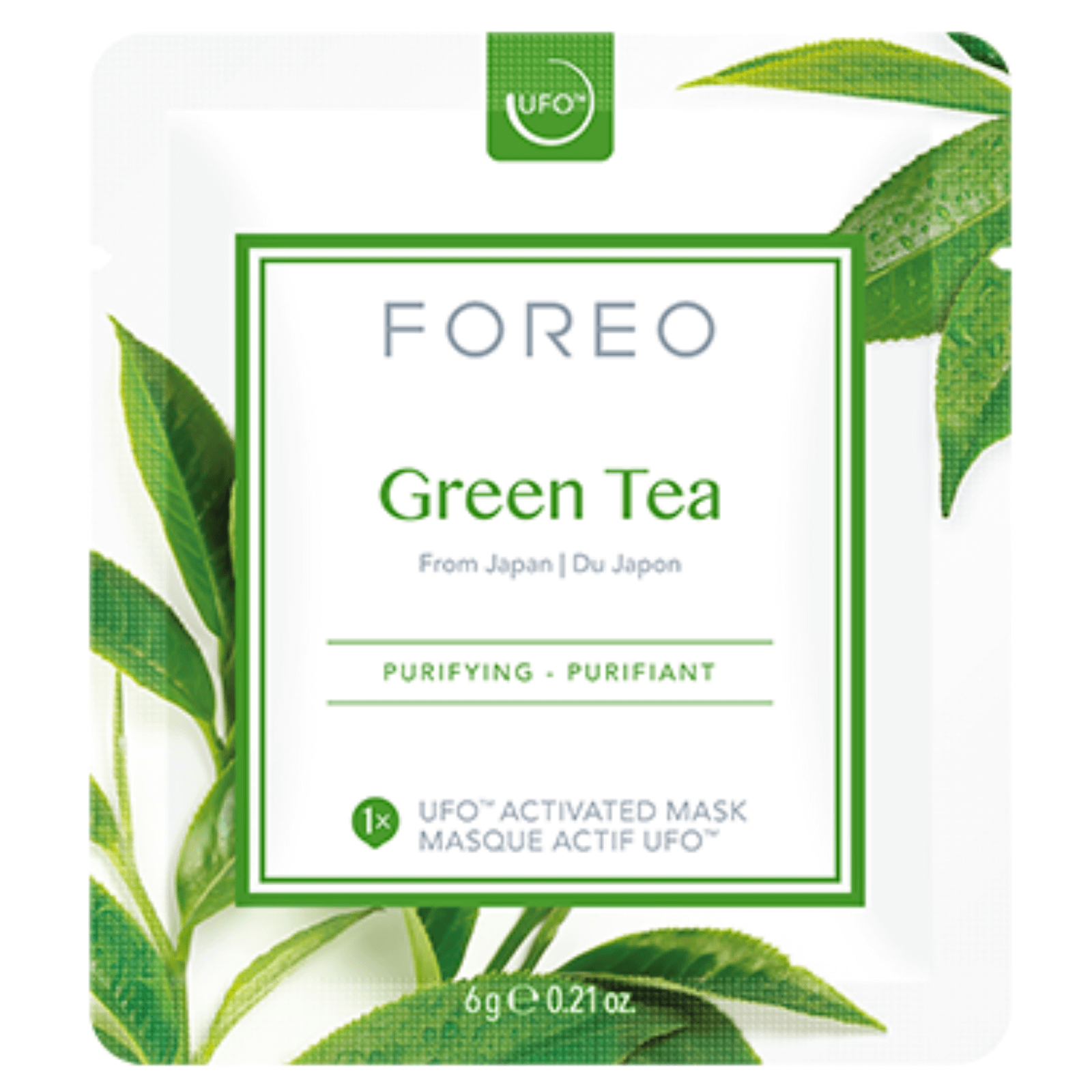 foreo ufo green tea mask 6g