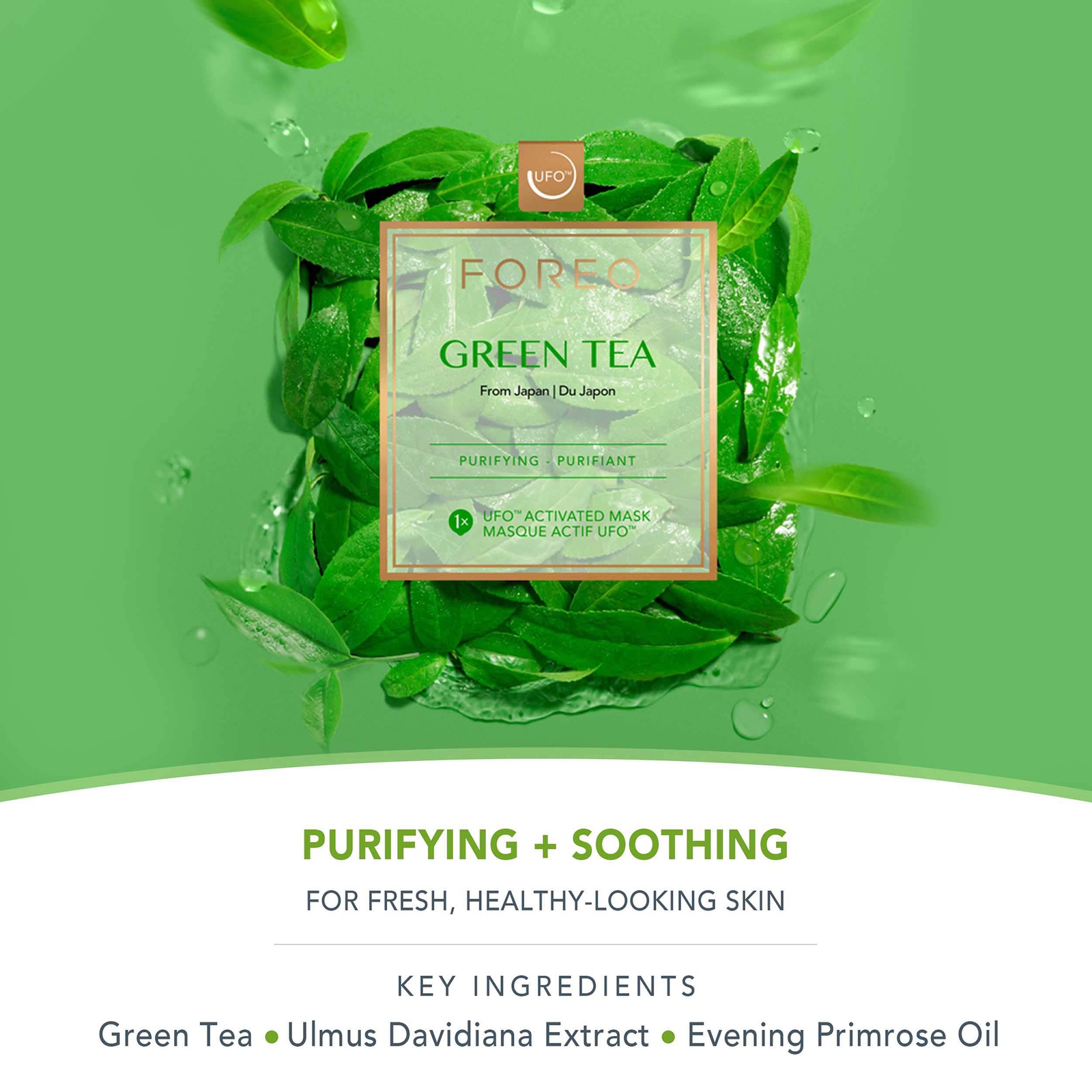 Thumbnail - FOREO Green Tea UFO Reinigende Gesichtsmaske (6er-Packung)