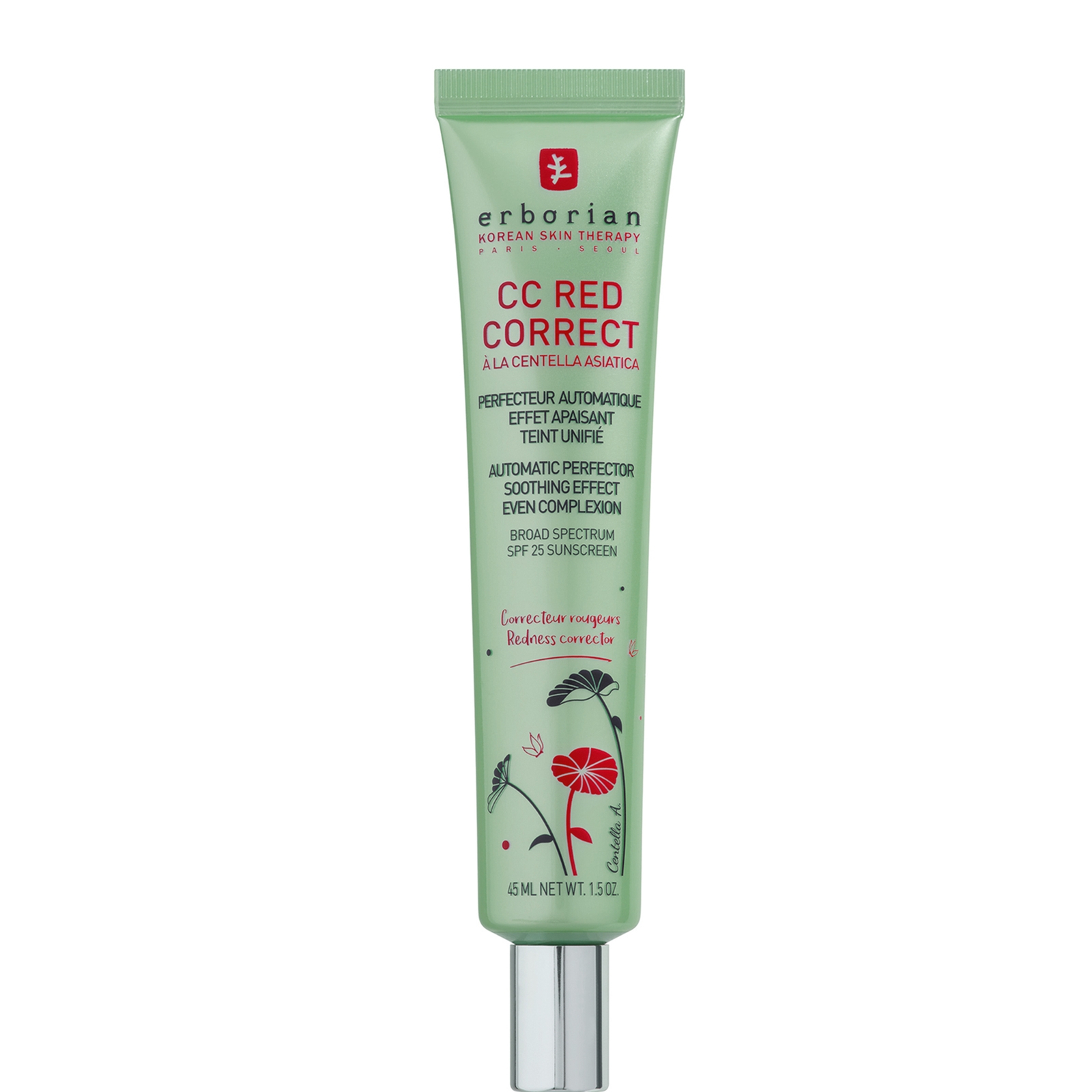 Erborian CC Red Correct CC cream contro l’arrossamento della pelle SPF 25 45 ml-image
