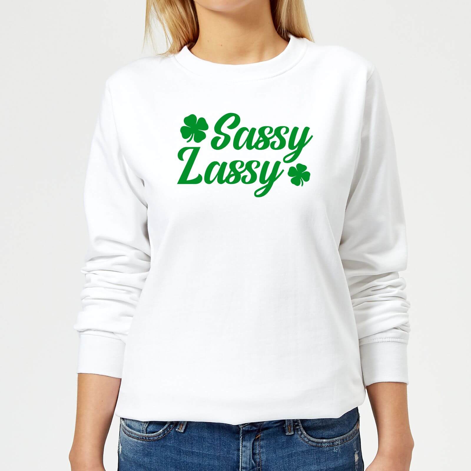 Sassy Lassy Women's Sweatshirt - White - XS - White
