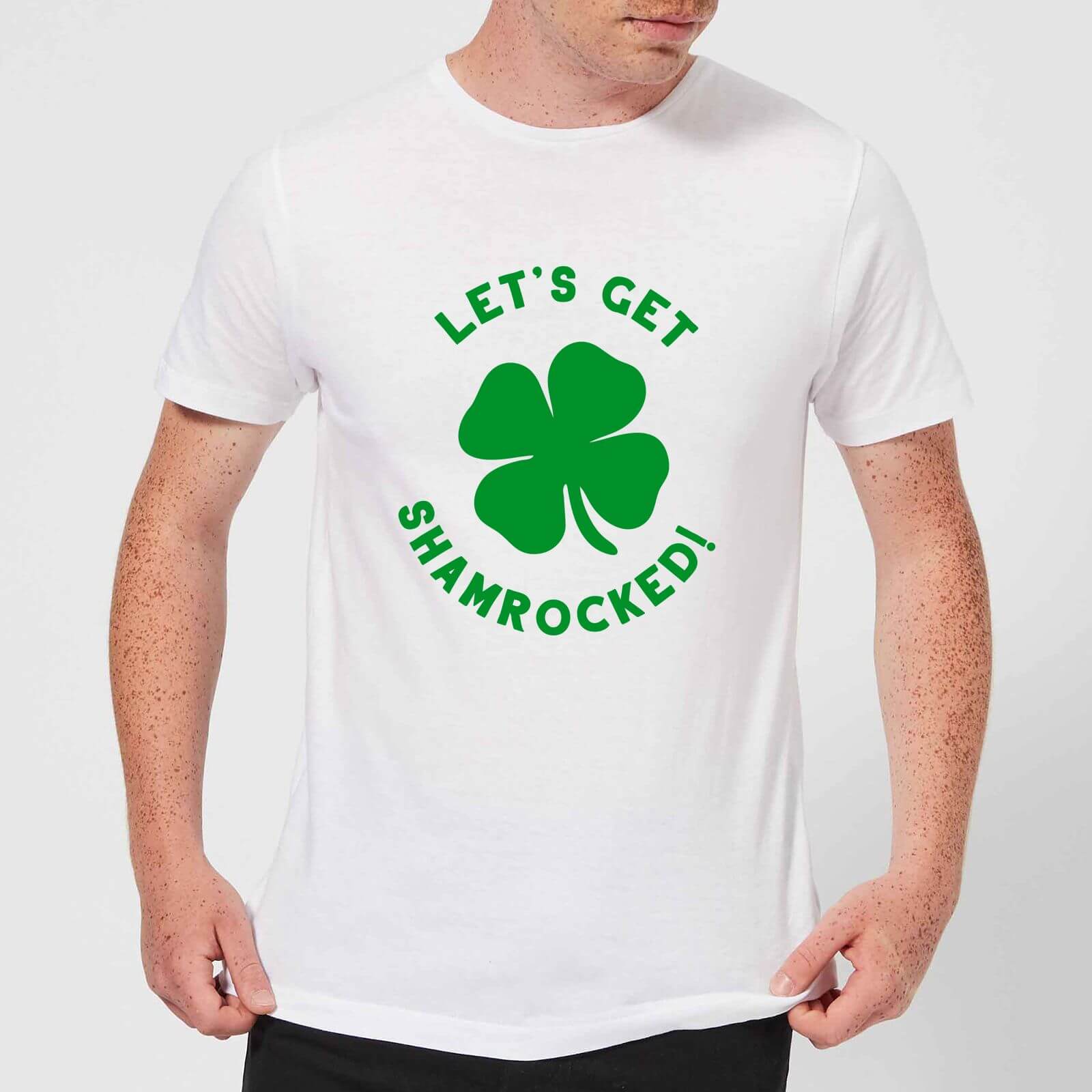 Let's Get Shamrocked! Men's T-Shirt - White - XS - White